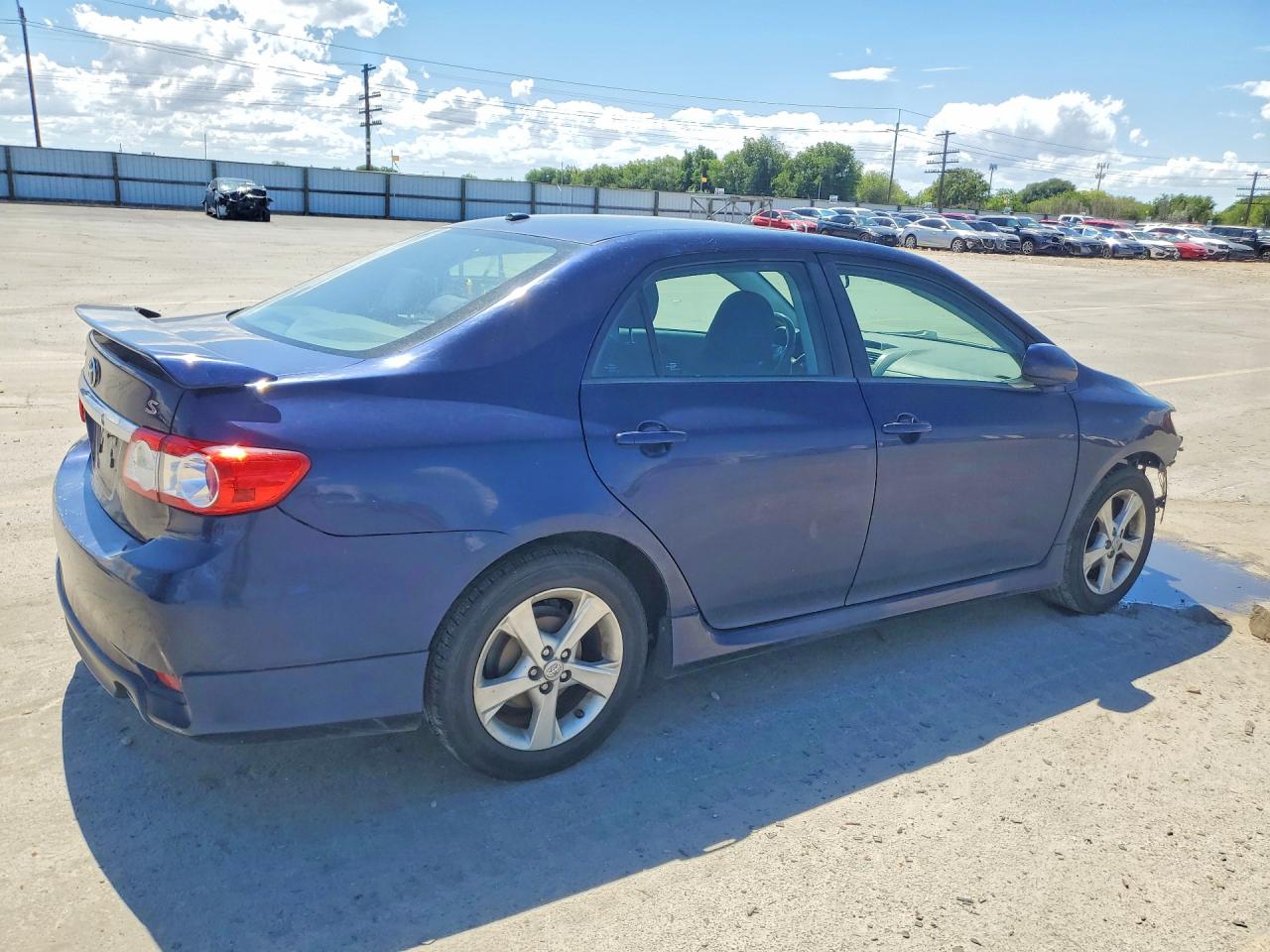 2012 Toyota Corolla S Blue vin: 2T1BU4EEXCC827278