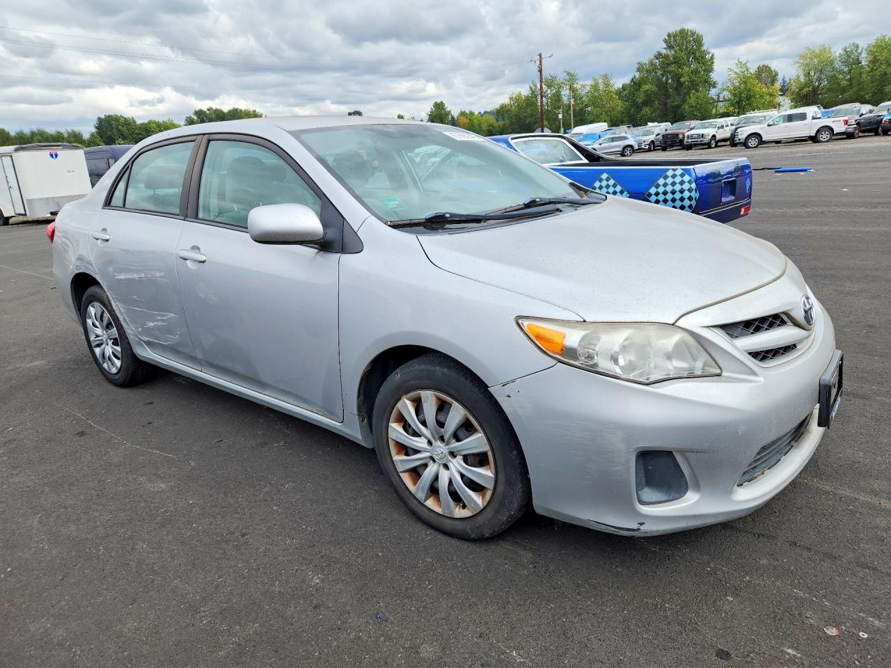 2012 Toyota Corolla Le Silver vin: 2T1BU4EEXCC831475