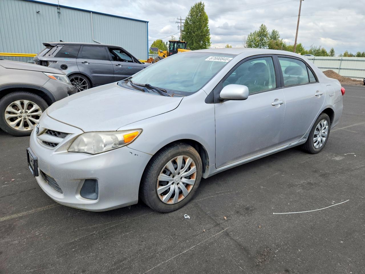 2012 Toyota Corolla Le Silver vin: 2T1BU4EEXCC831475
