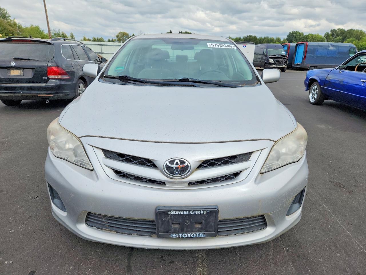 2012 Toyota Corolla Le Silver vin: 2T1BU4EEXCC831475