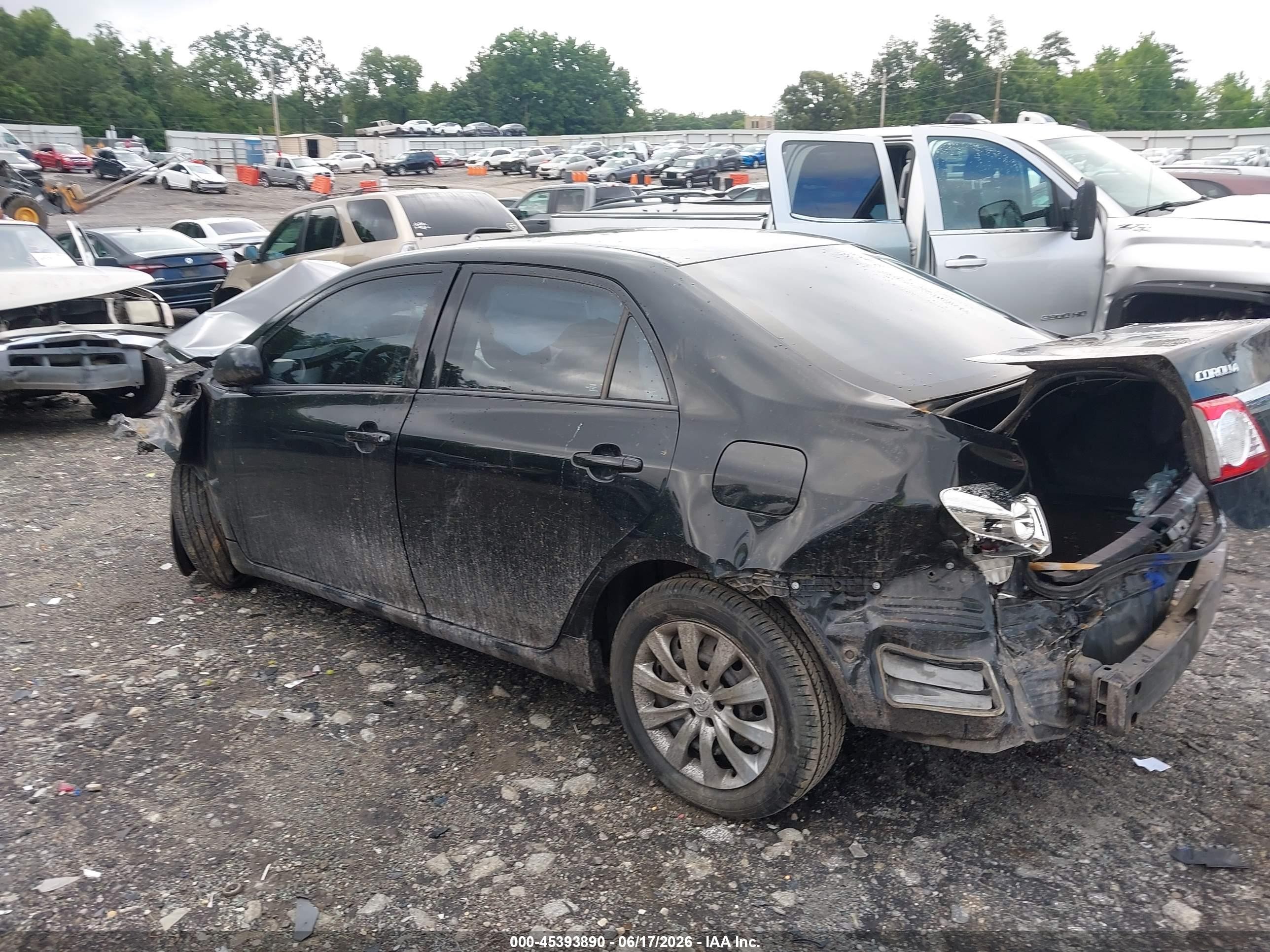 2012 Toyota Corolla Le Black vin: 2T1BU4EEXCC852228