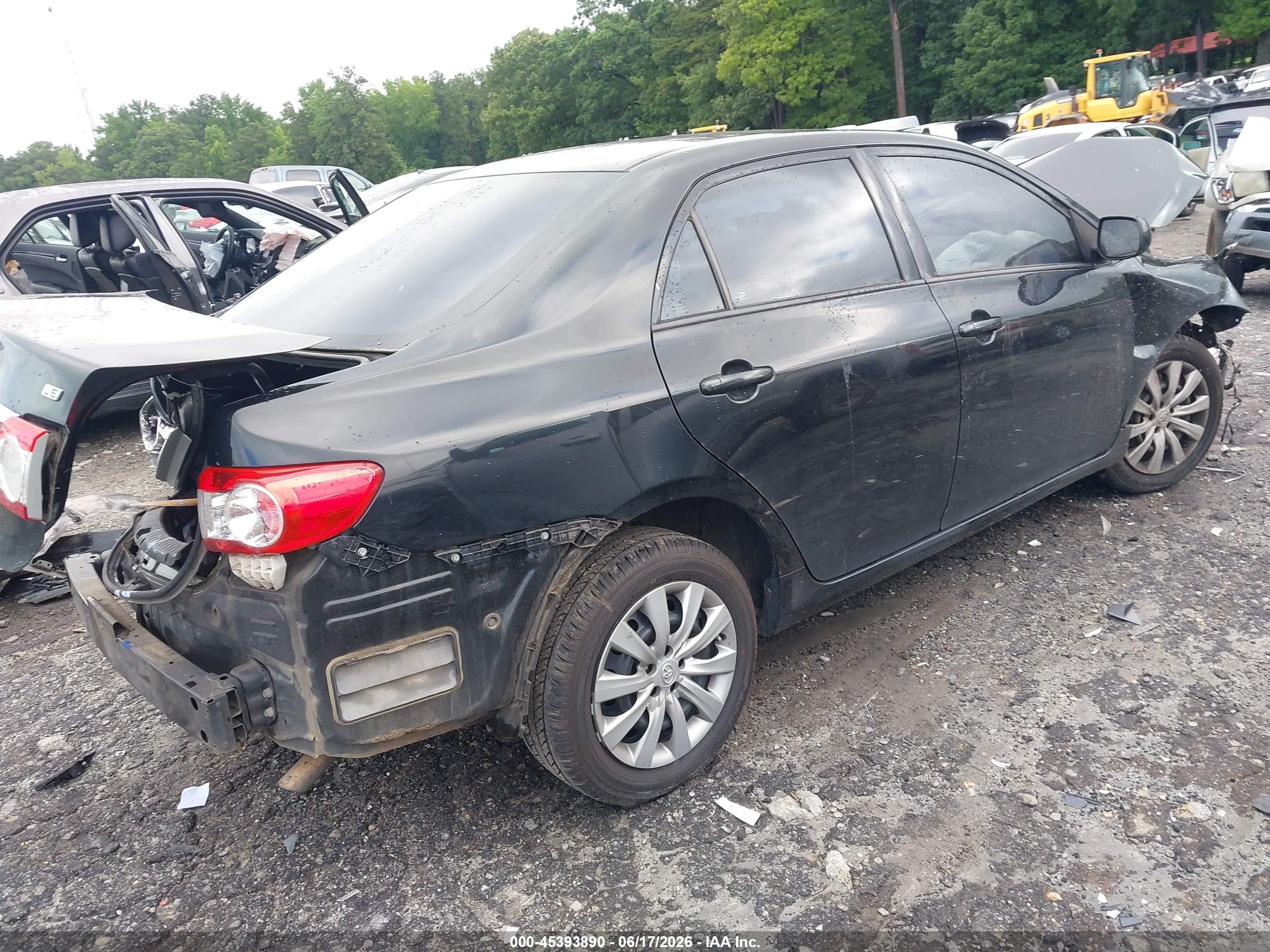 2012 Toyota Corolla Le Black vin: 2T1BU4EEXCC852228