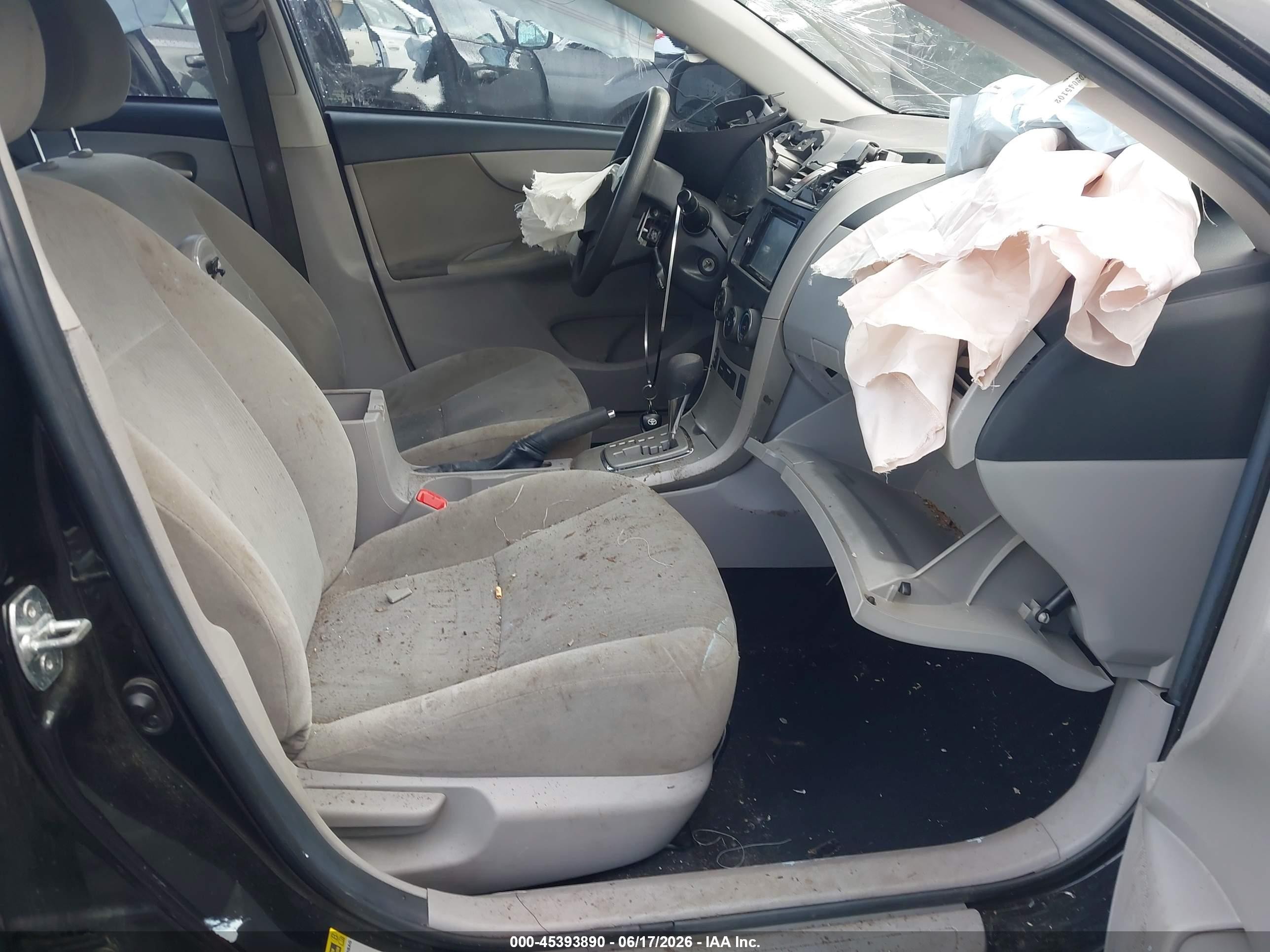 2012 Toyota Corolla Le Black vin: 2T1BU4EEXCC852228