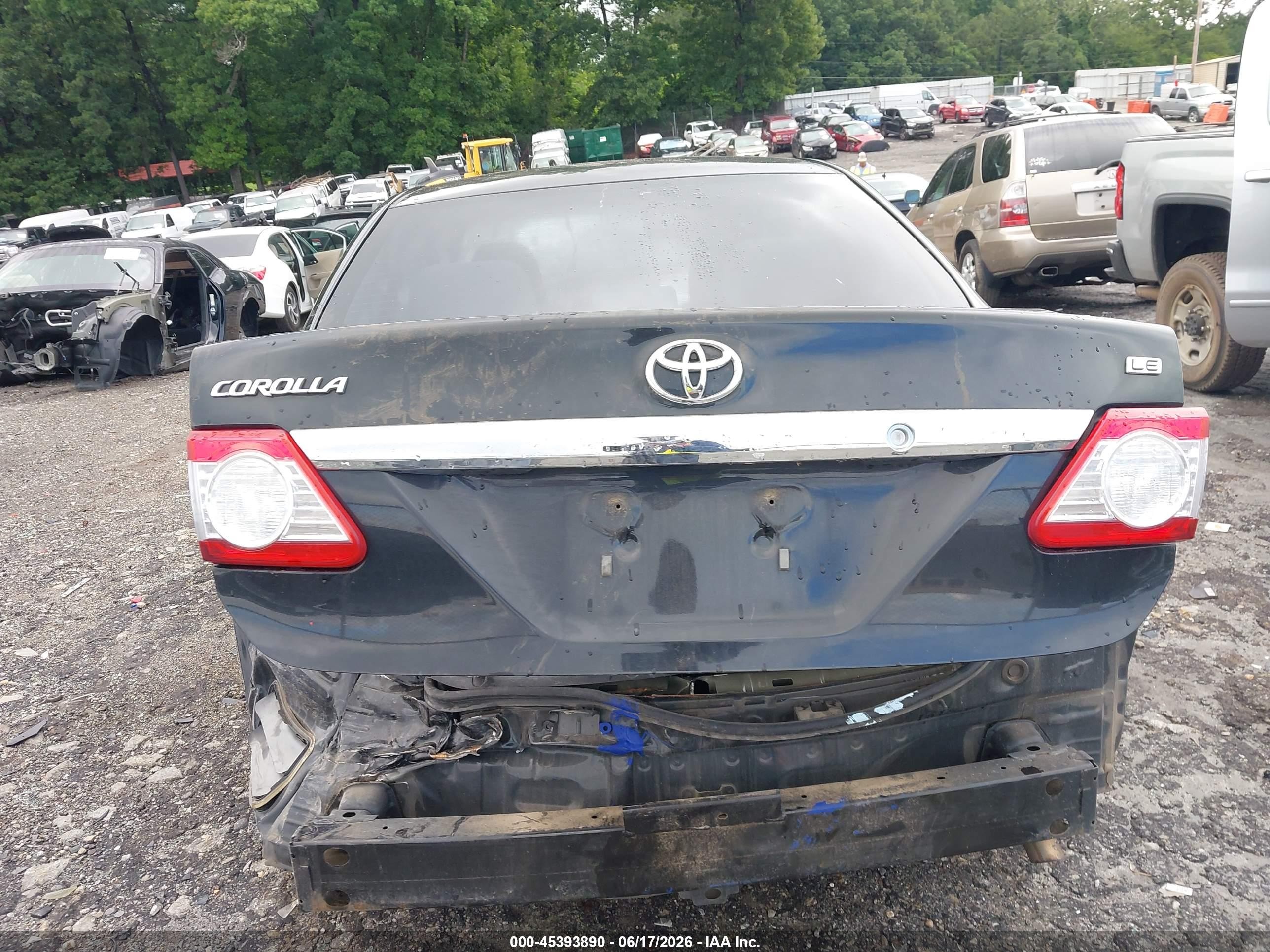 2012 Toyota Corolla Le Black vin: 2T1BU4EEXCC852228
