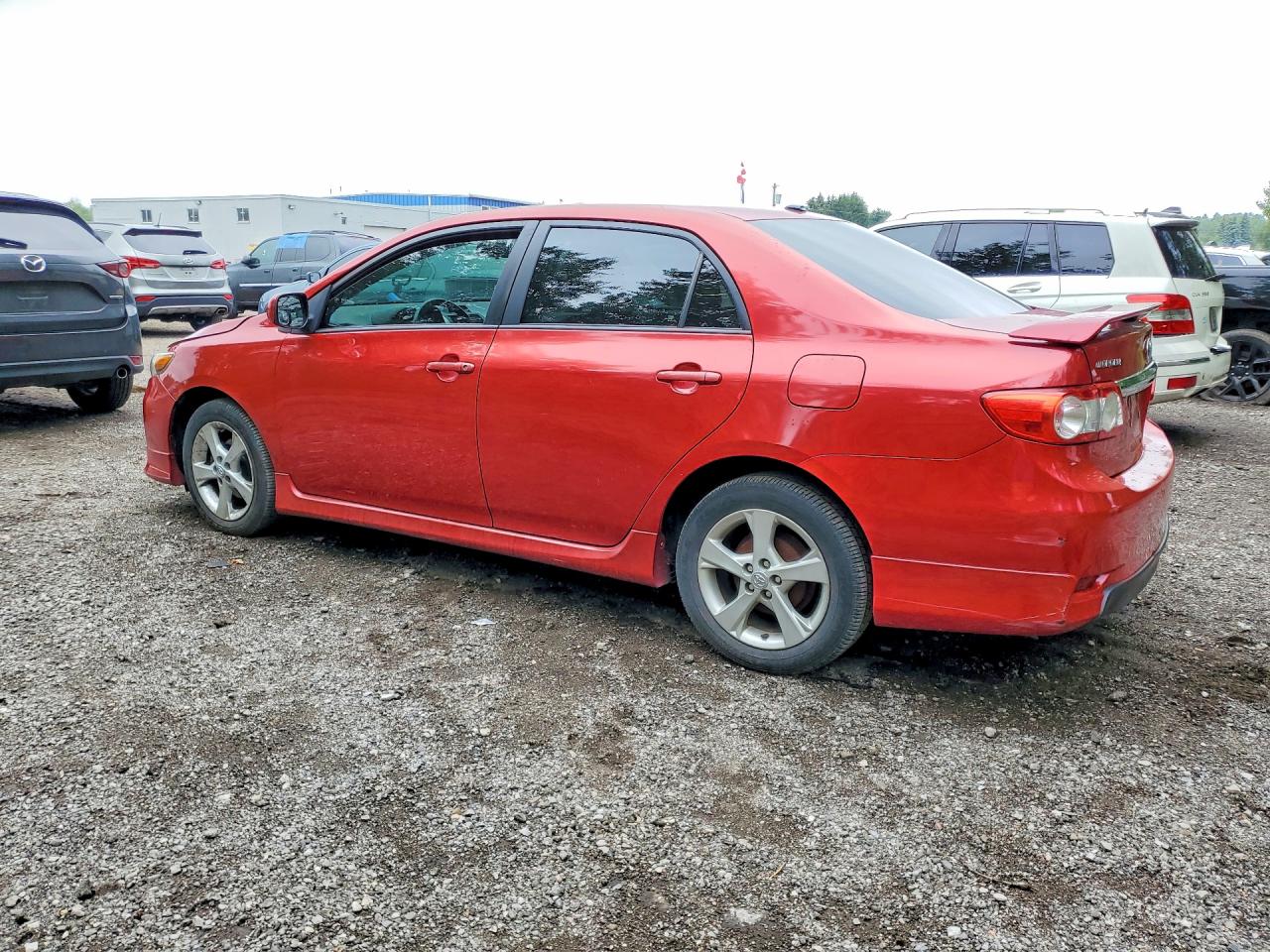 2012 Toyota Corolla L Red vin: 2T1BU4EEXCC861737
