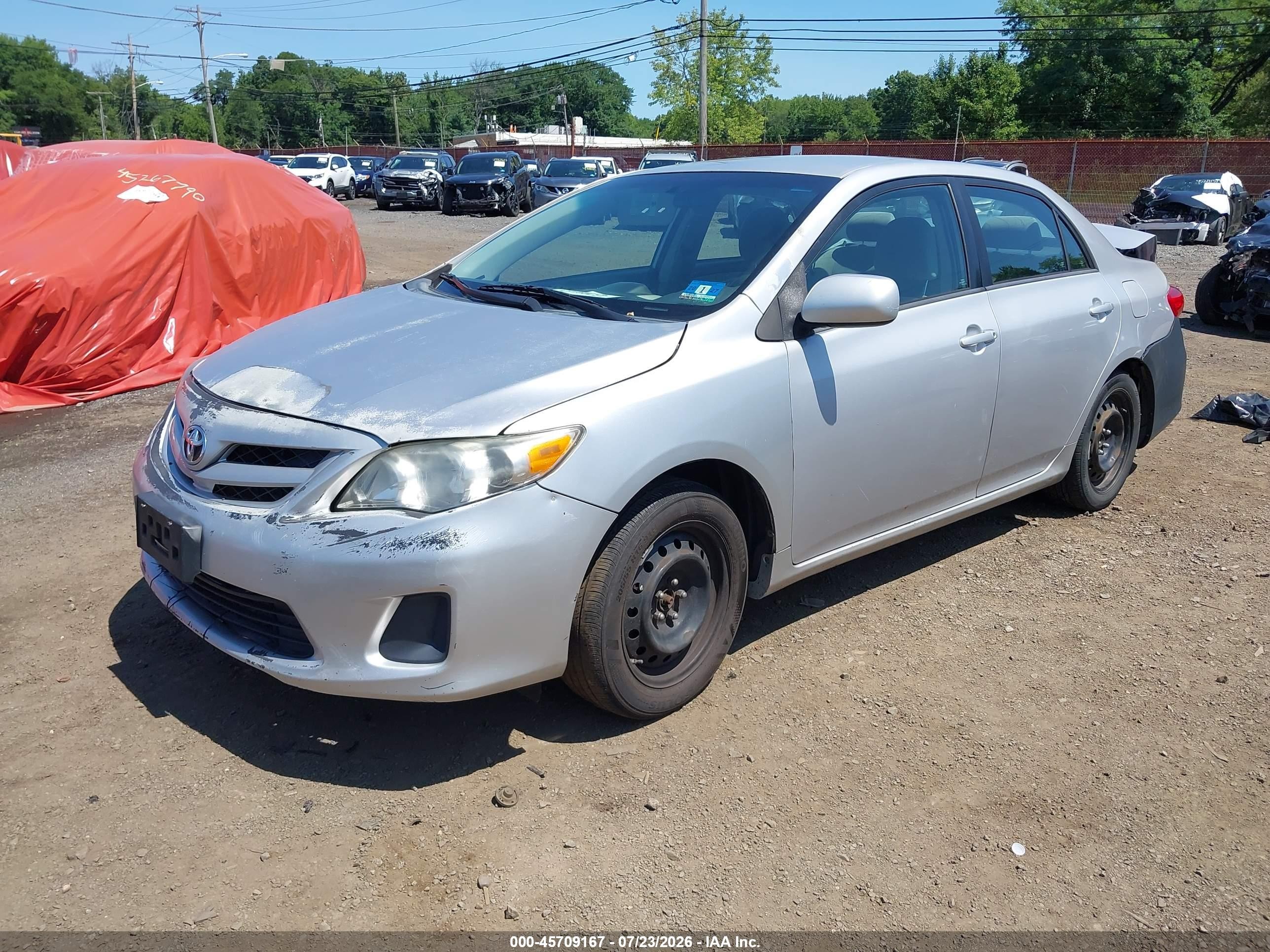2012 Toyota Corolla Le Gray vin: 2T1BU4EEXCC861771