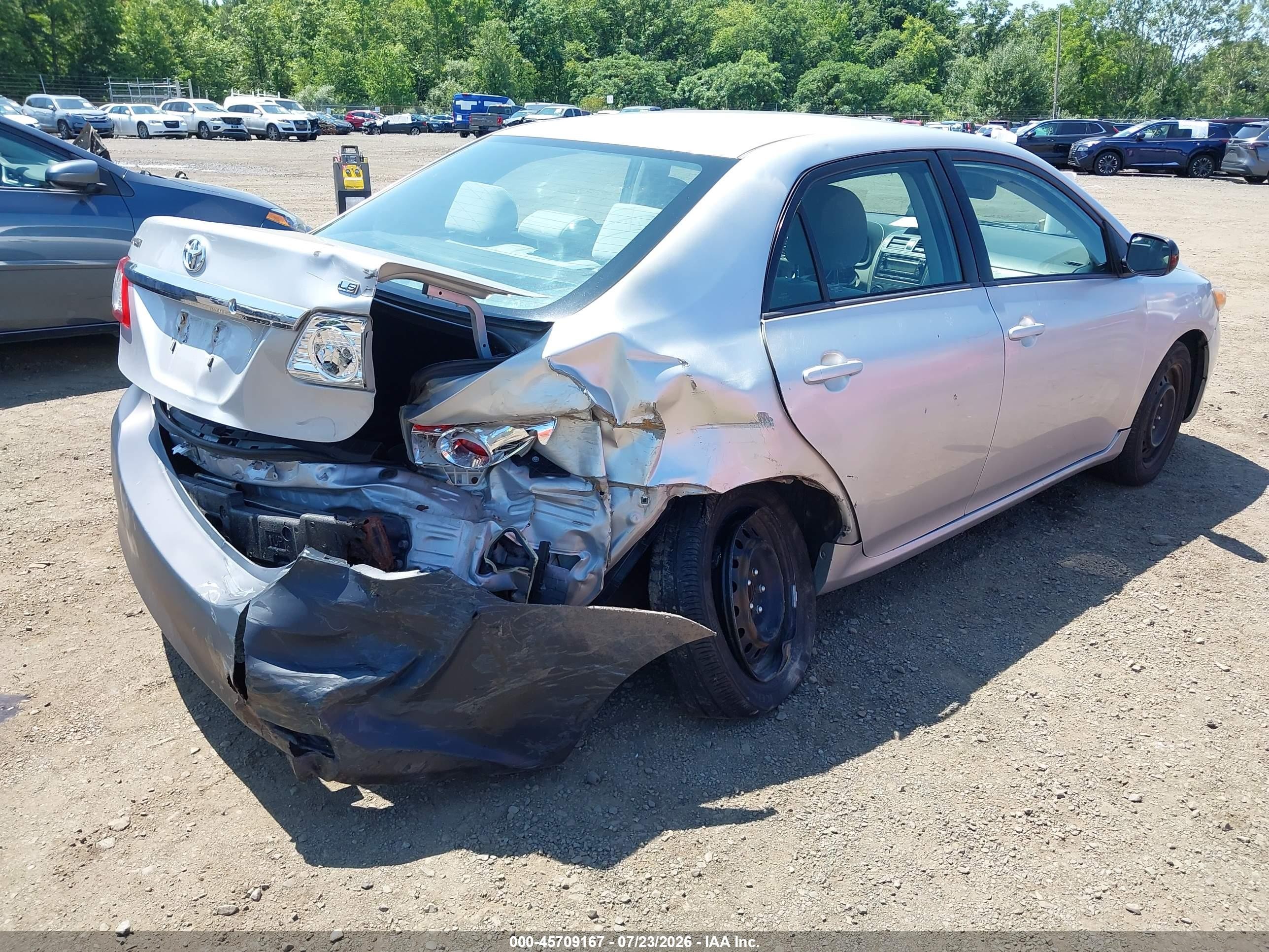 2012 Toyota Corolla Le Gray vin: 2T1BU4EEXCC861771