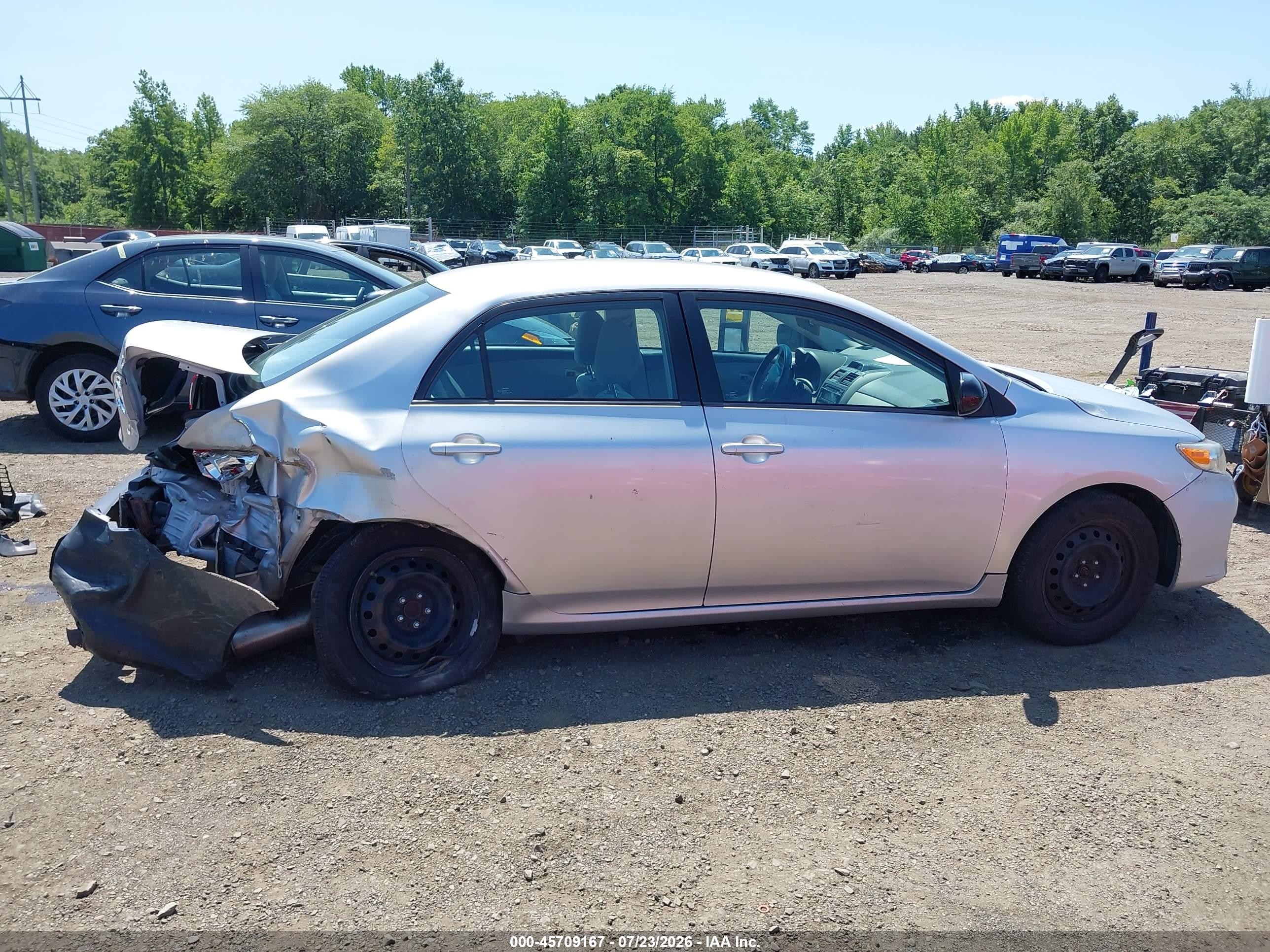2012 Toyota Corolla Le Gray vin: 2T1BU4EEXCC861771
