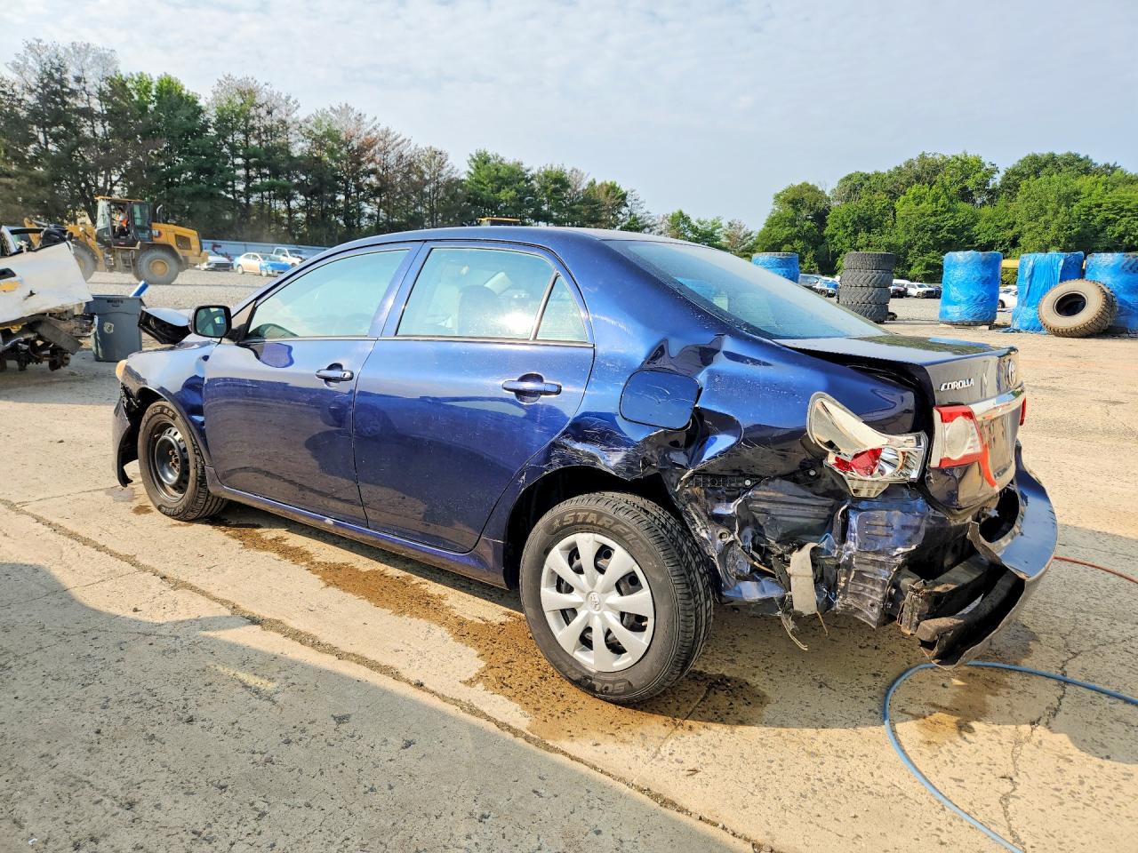 2012 Toyota Corolla L Blue vin: 2T1BU4EEXCC862743