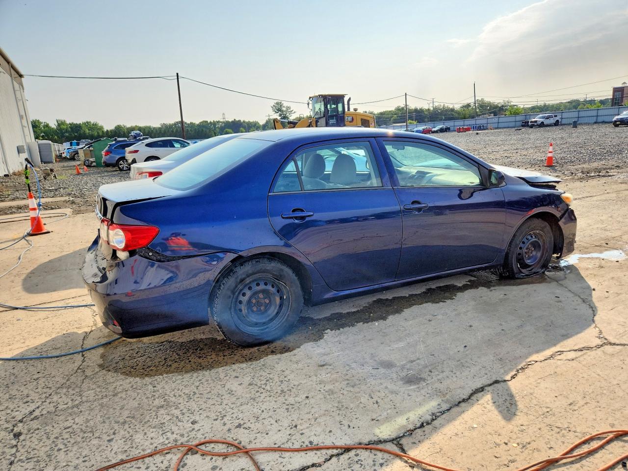 2012 Toyota Corolla L Blue vin: 2T1BU4EEXCC862743