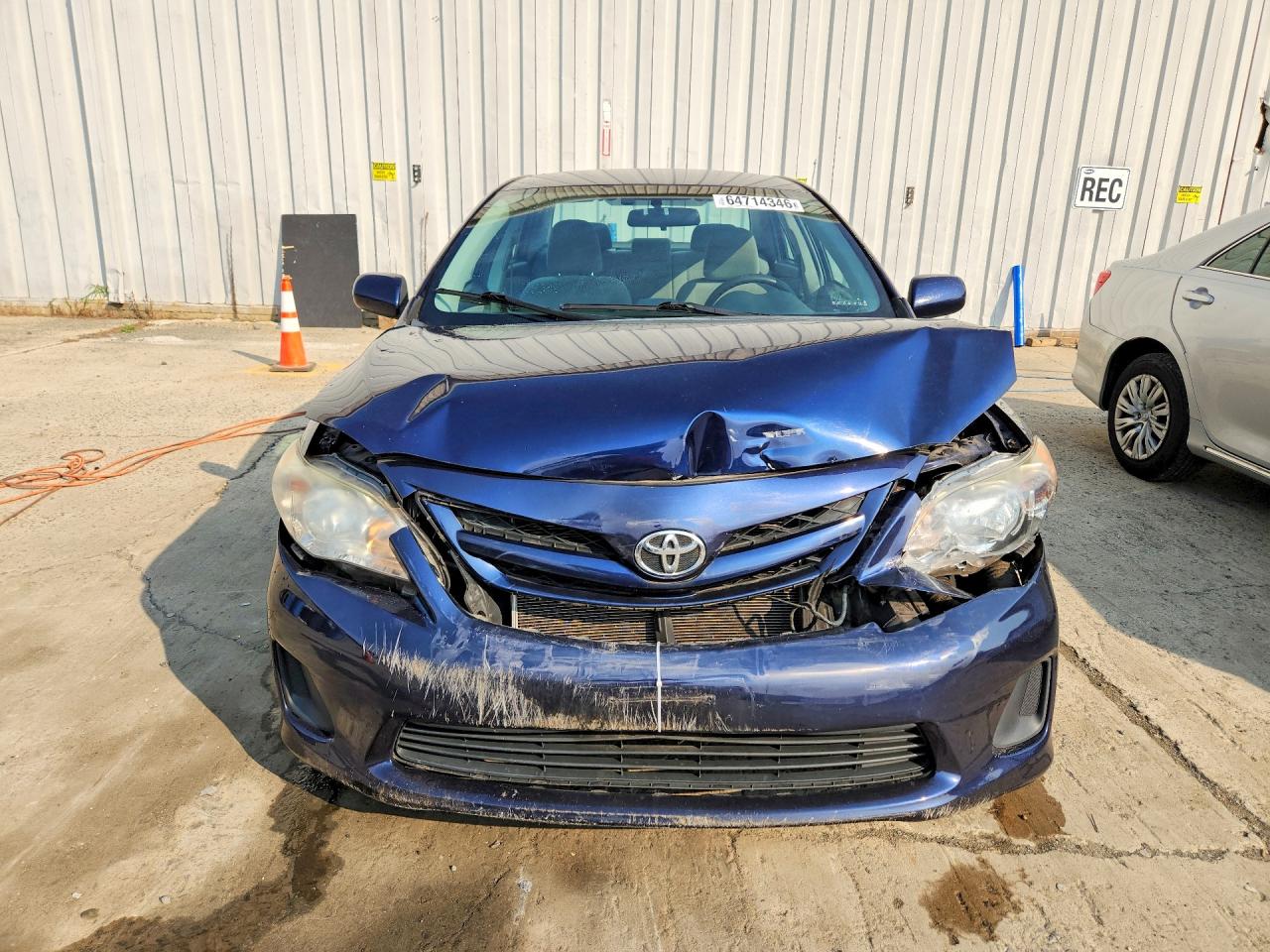 2012 Toyota Corolla L Blue vin: 2T1BU4EEXCC862743