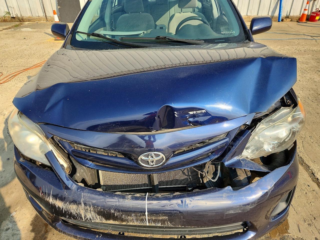 2012 Toyota Corolla L Blue vin: 2T1BU4EEXCC862743
