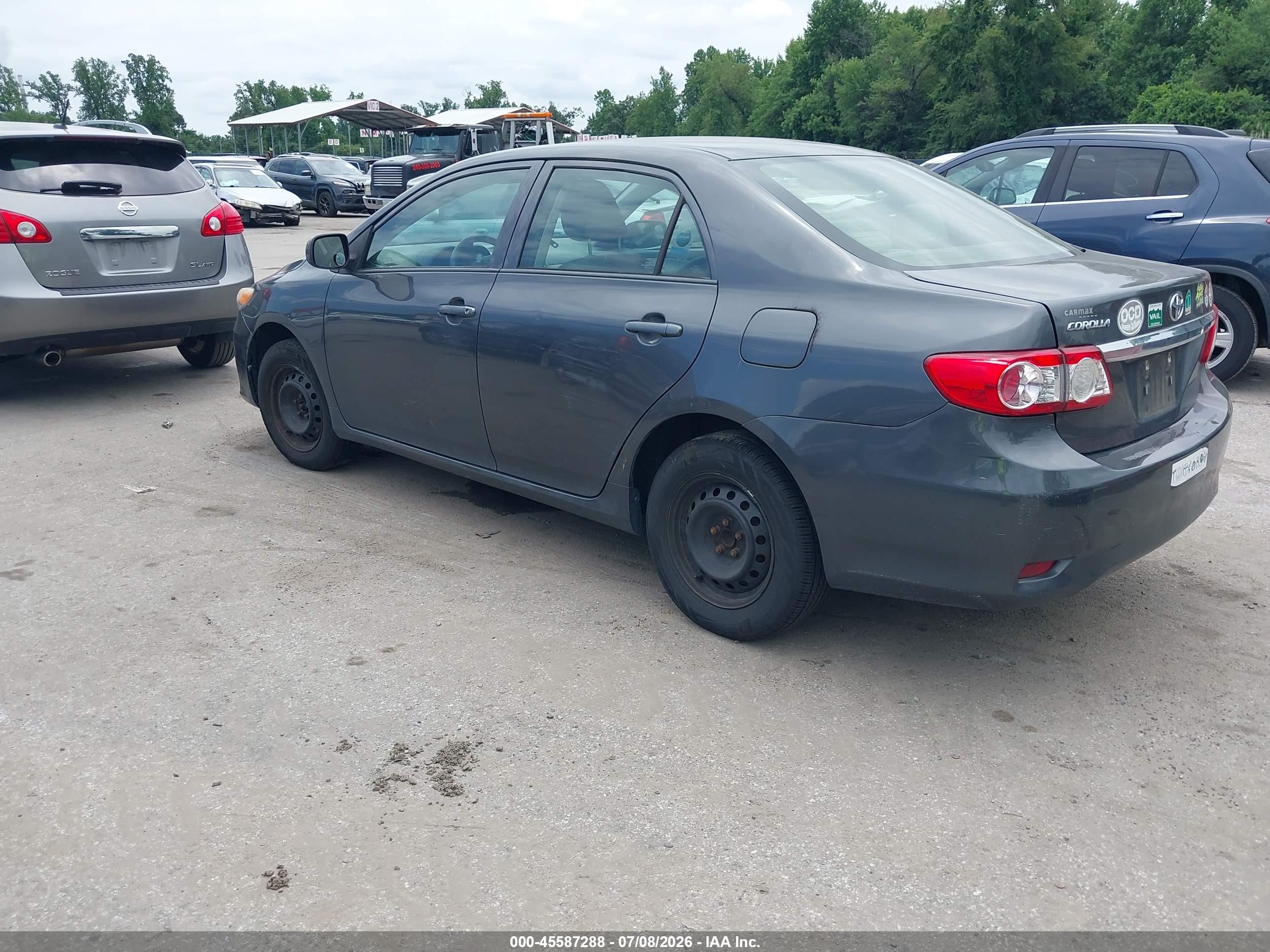 2012 Toyota Corolla L Gray vin: 2T1BU4EEXCC875878