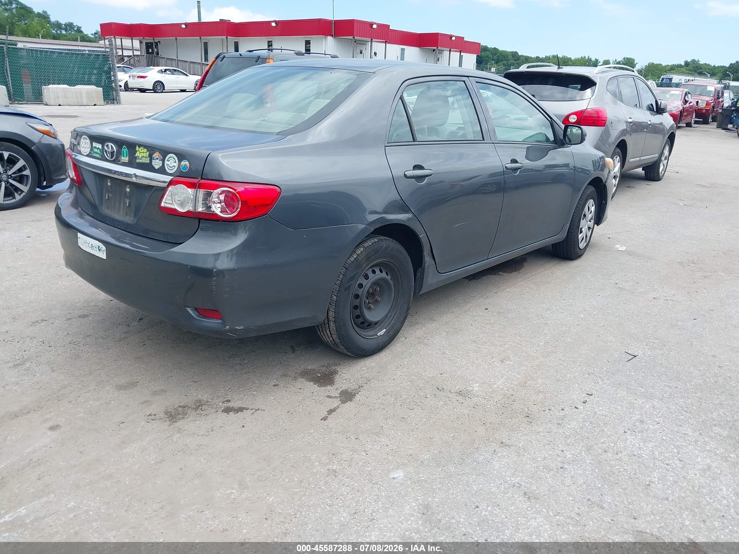 2012 Toyota Corolla L Gray vin: 2T1BU4EEXCC875878