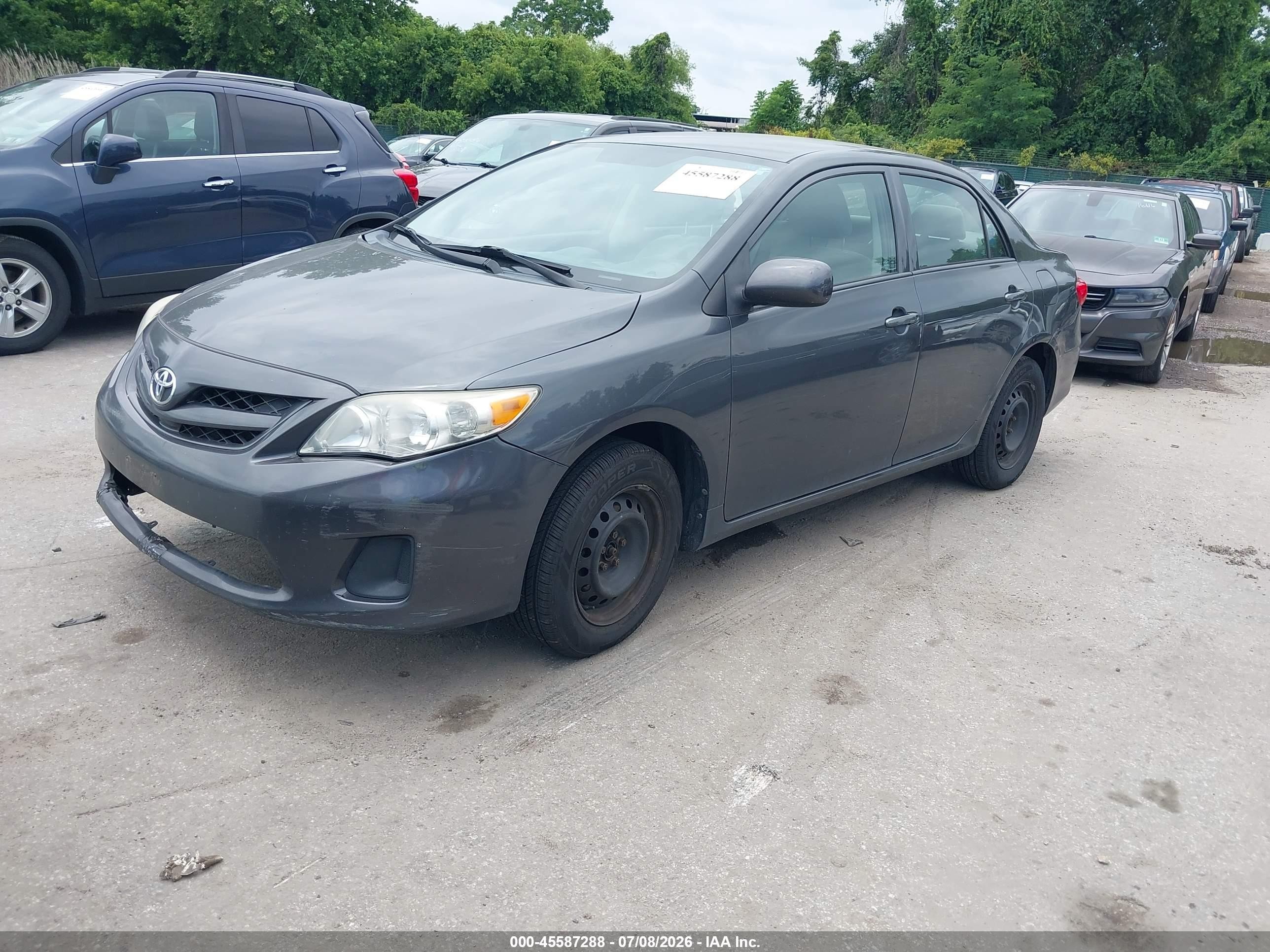 2012 Toyota Corolla L Gray vin: 2T1BU4EEXCC875878