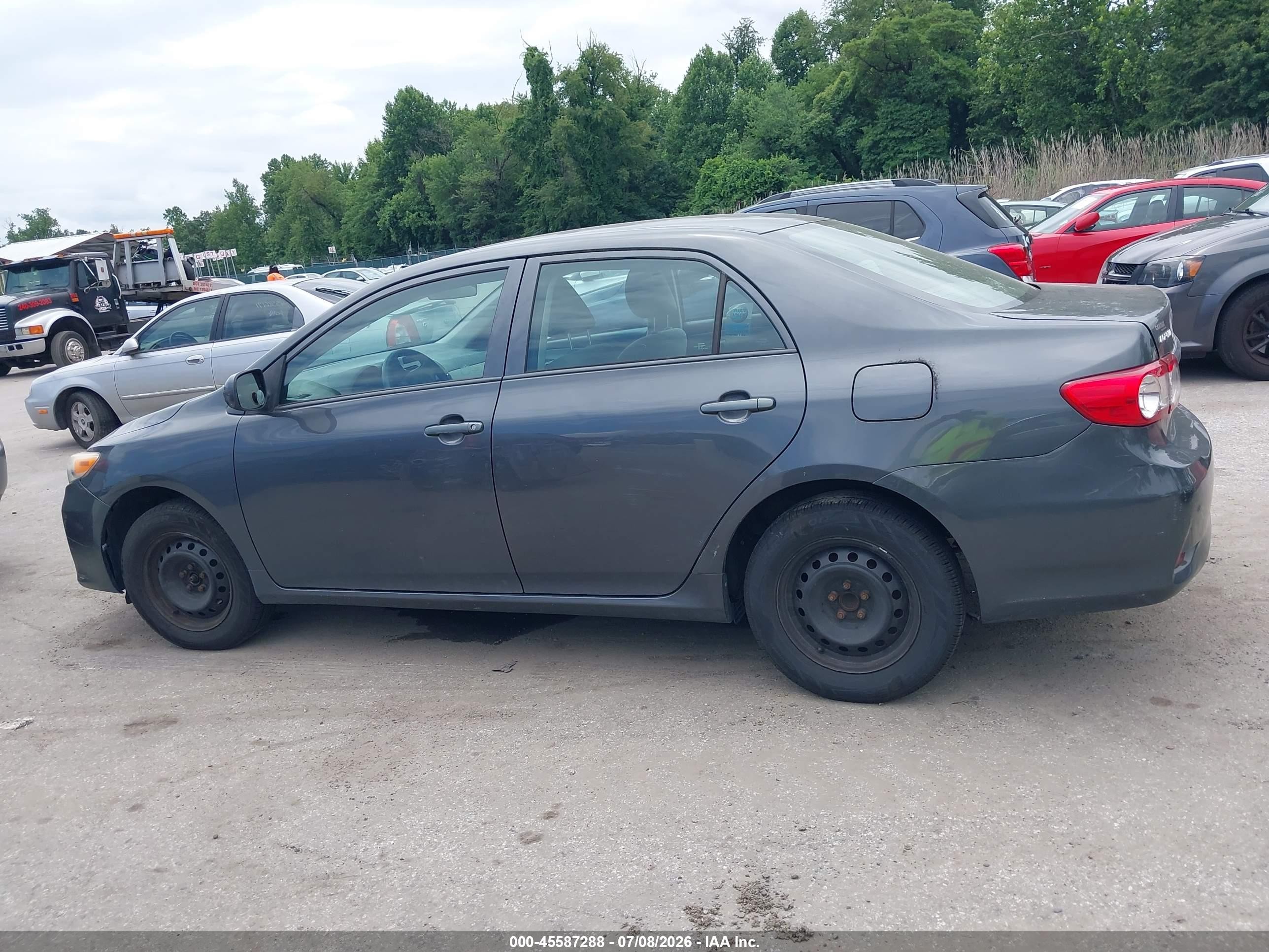 2012 Toyota Corolla L Gray vin: 2T1BU4EEXCC875878