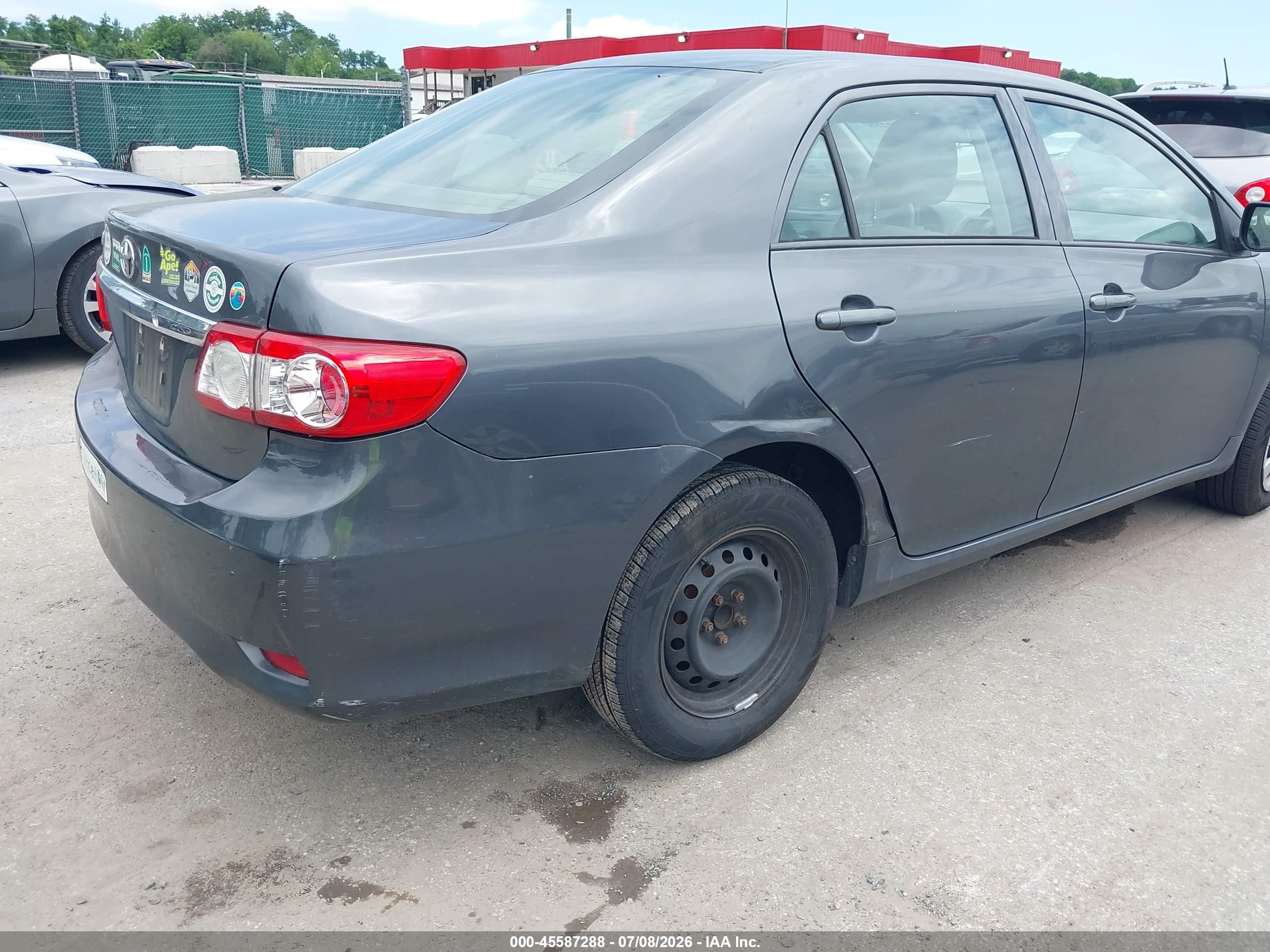 2012 Toyota Corolla L Gray vin: 2T1BU4EEXCC875878