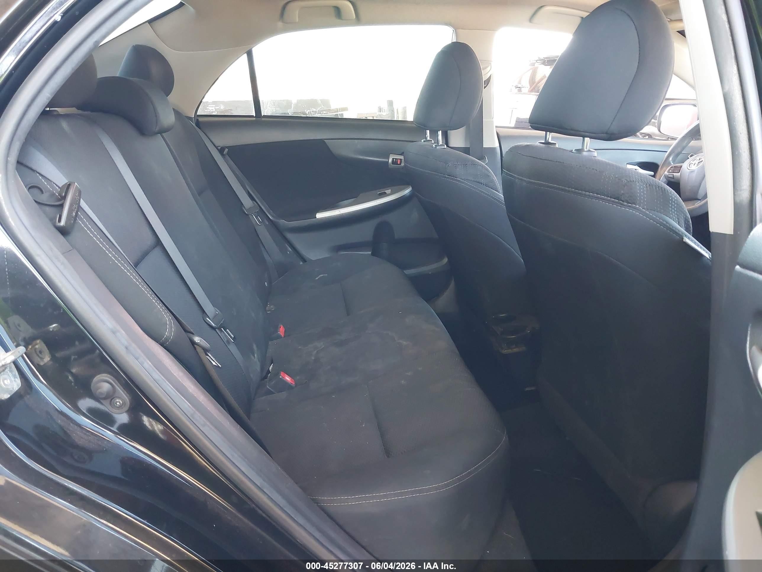 2012 Toyota Corolla S Black vin: 2T1BU4EEXCC879672