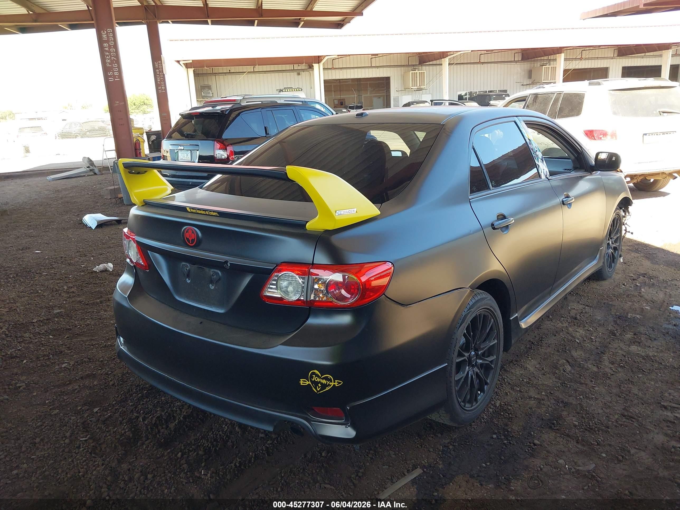 2012 Toyota Corolla S Black vin: 2T1BU4EEXCC879672
