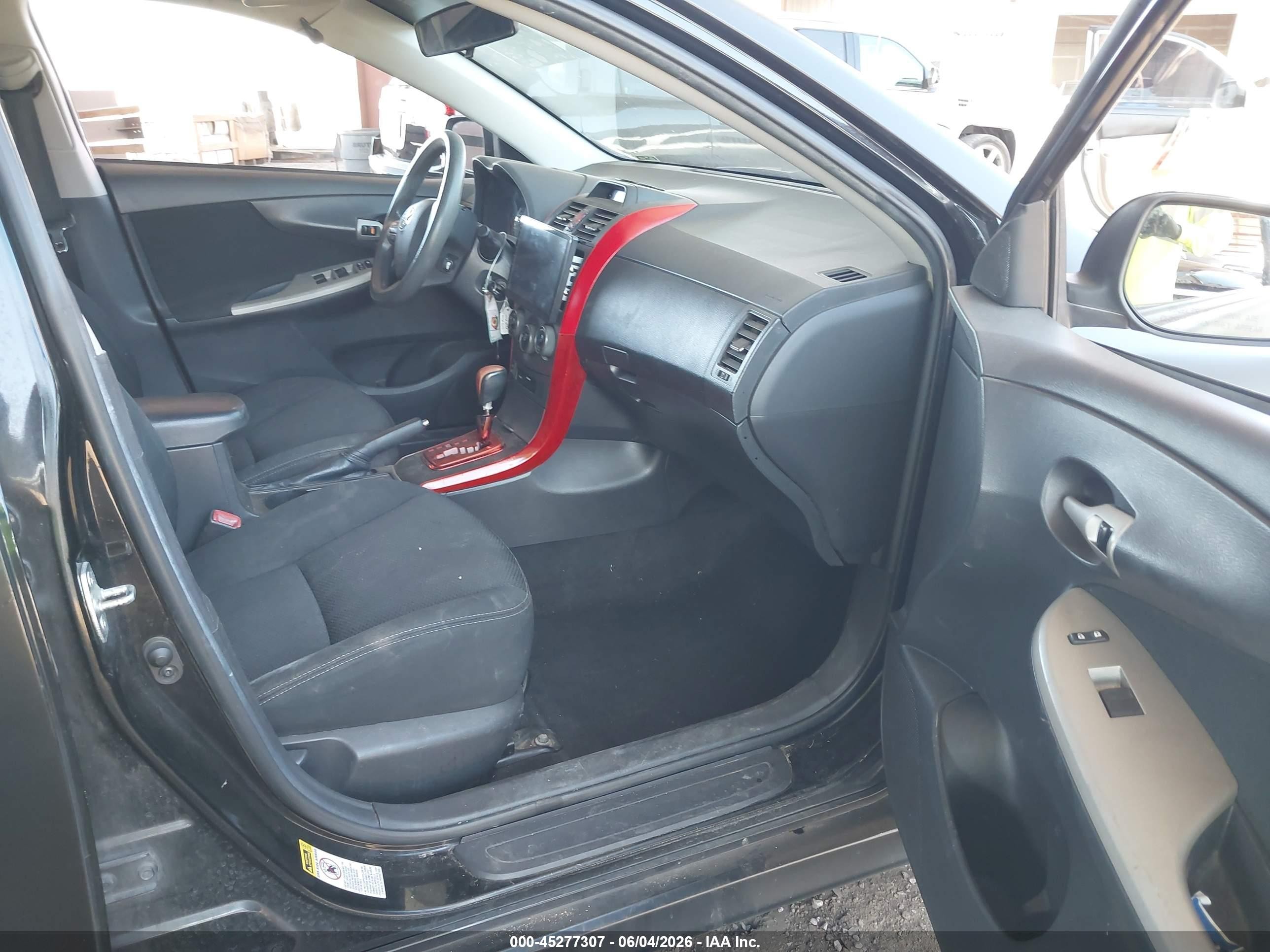 2012 Toyota Corolla S Black vin: 2T1BU4EEXCC879672