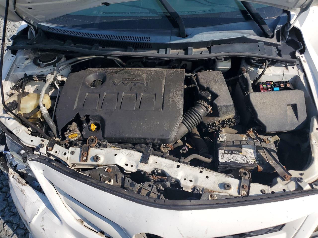 2012 Toyota Corolla S Белый vin: 2T1BU4EEXCC901945