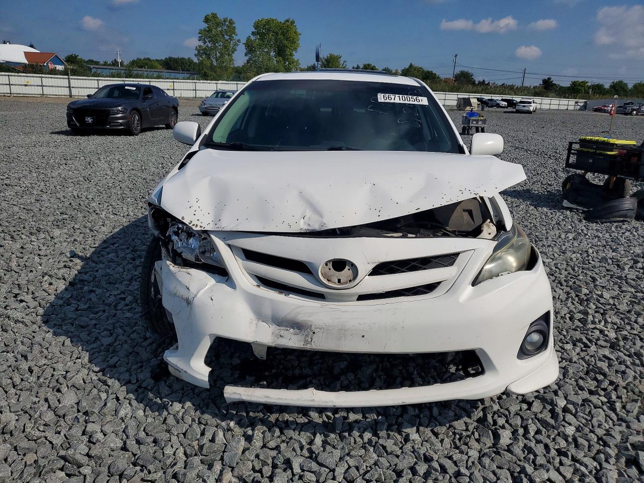 2012 Toyota Corolla S Белый vin: 2T1BU4EEXCC901945