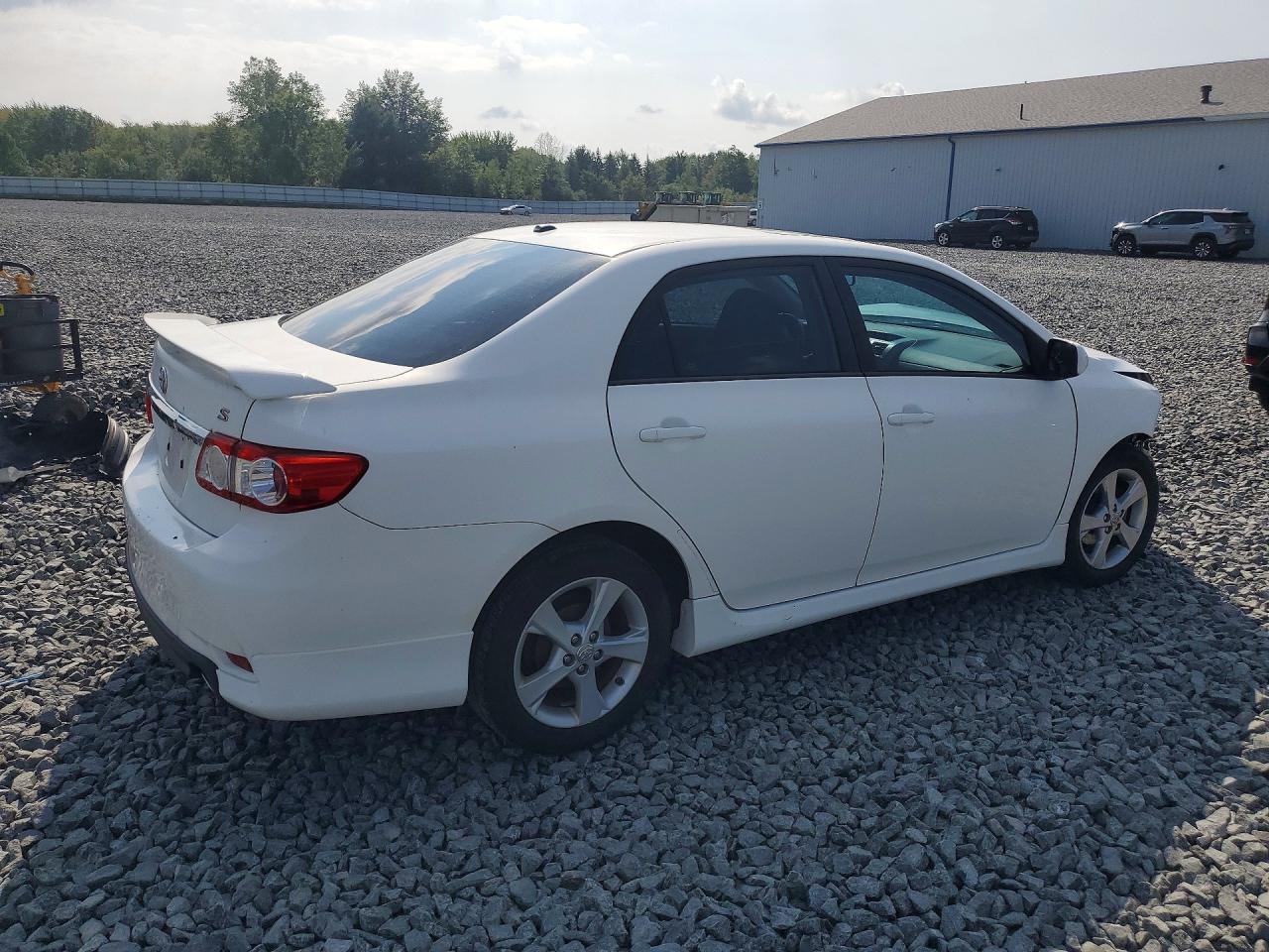 2012 Toyota Corolla S Белый vin: 2T1BU4EEXCC901945