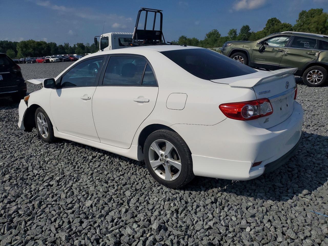 2012 Toyota Corolla S Белый vin: 2T1BU4EEXCC901945