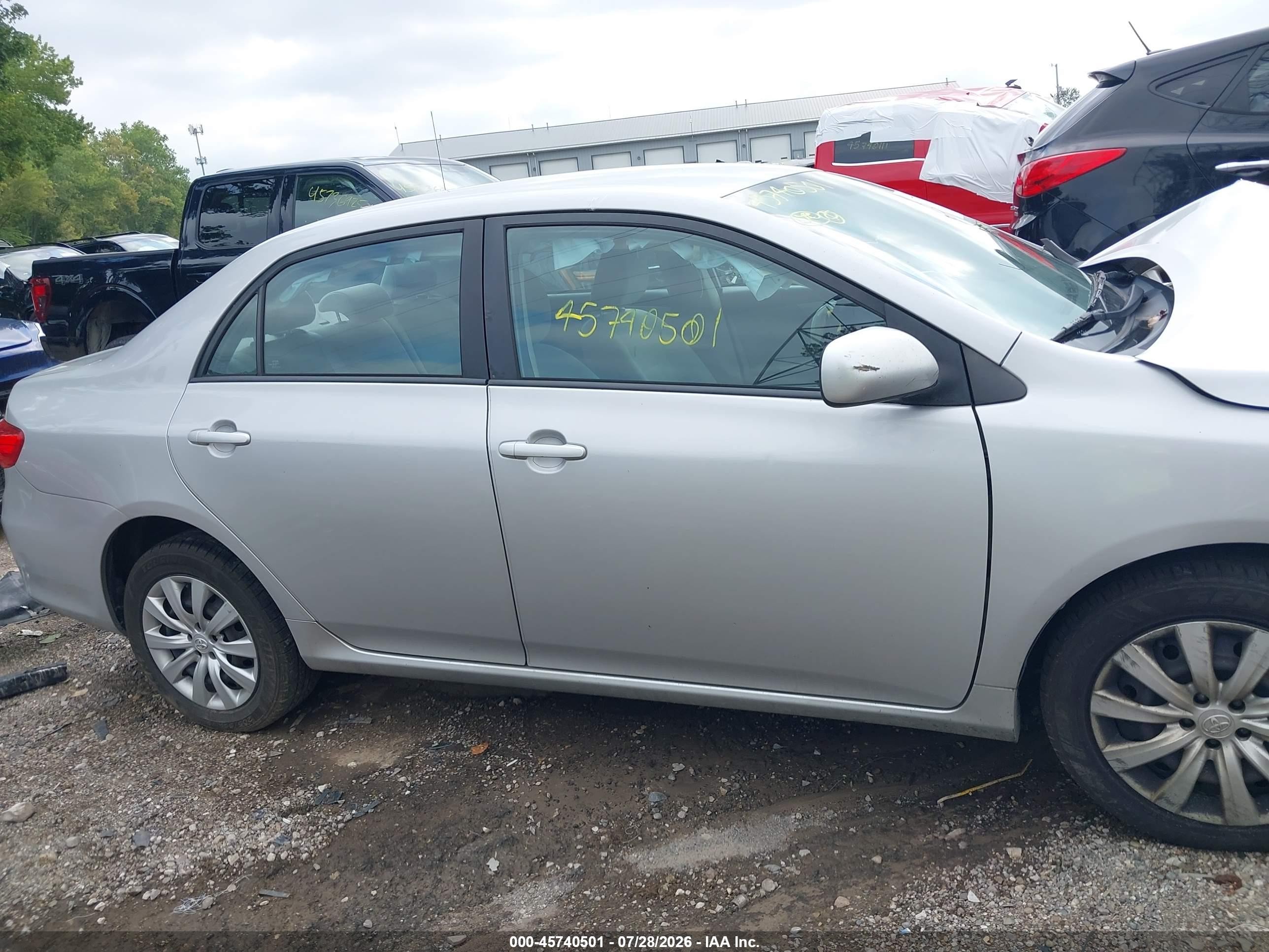 2012 Toyota Corolla Le Silver vin: 2T1BU4EEXCC902318