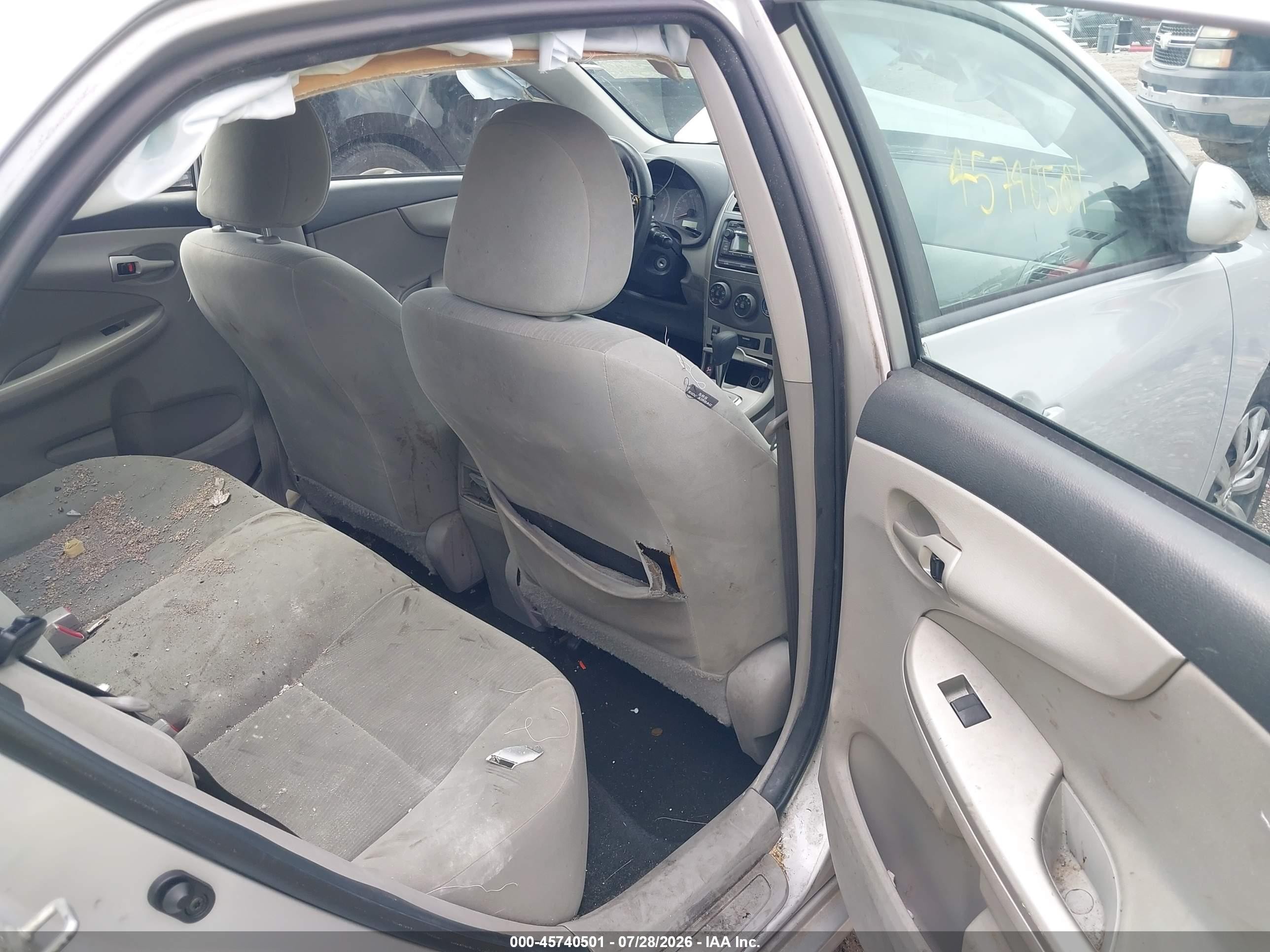 2012 Toyota Corolla Le Silver vin: 2T1BU4EEXCC902318