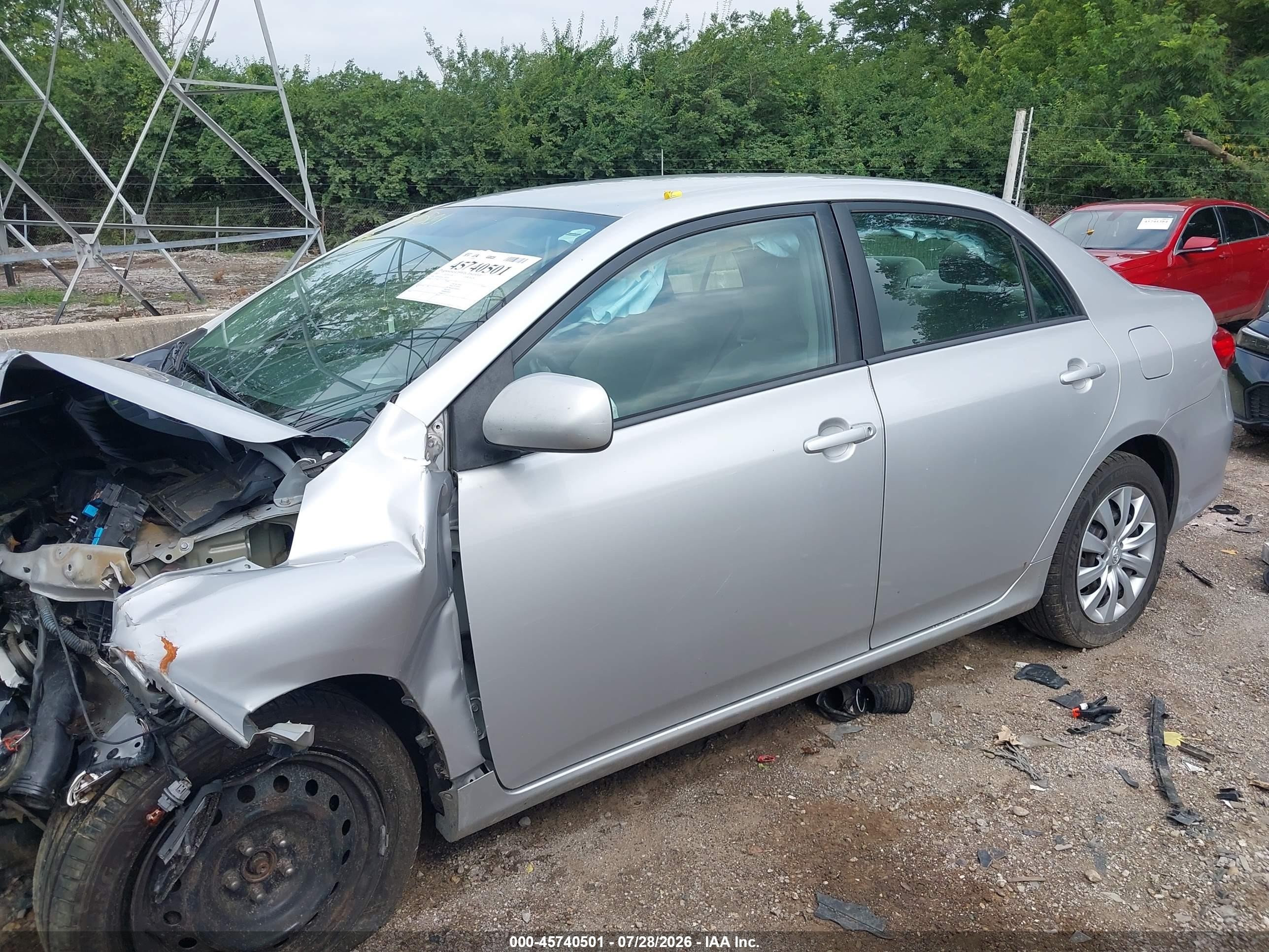 2012 Toyota Corolla Le Silver vin: 2T1BU4EEXCC902318