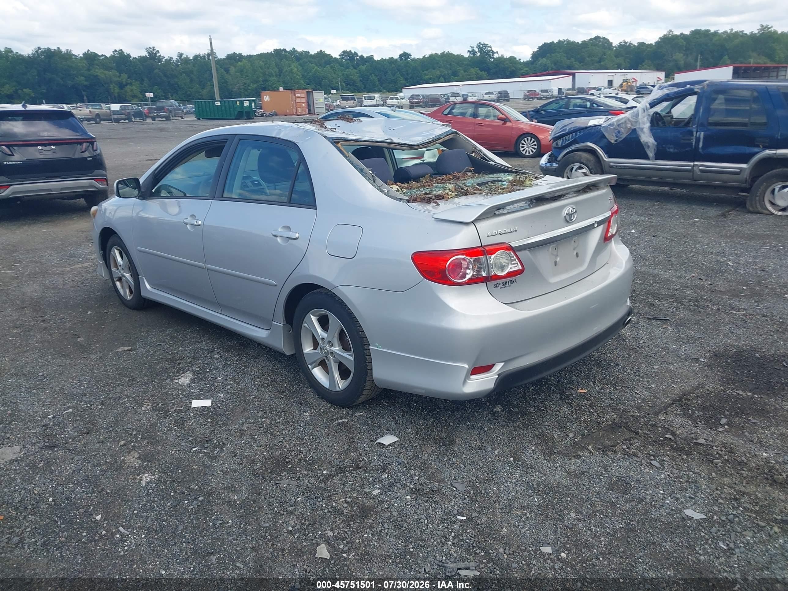 2012 Toyota Corolla S Silver vin: 2T1BU4EEXCC903355