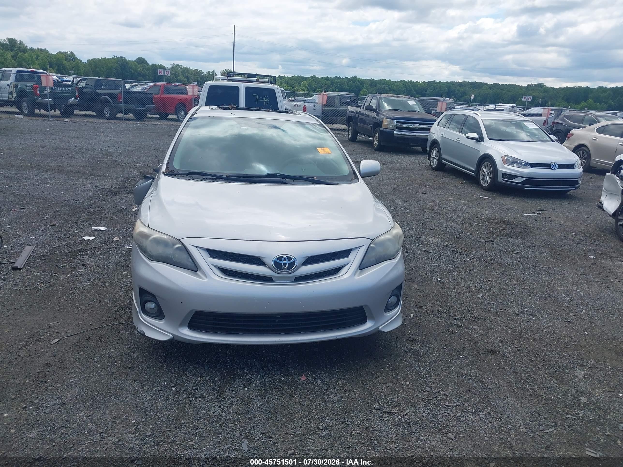 2012 Toyota Corolla S Silver vin: 2T1BU4EEXCC903355