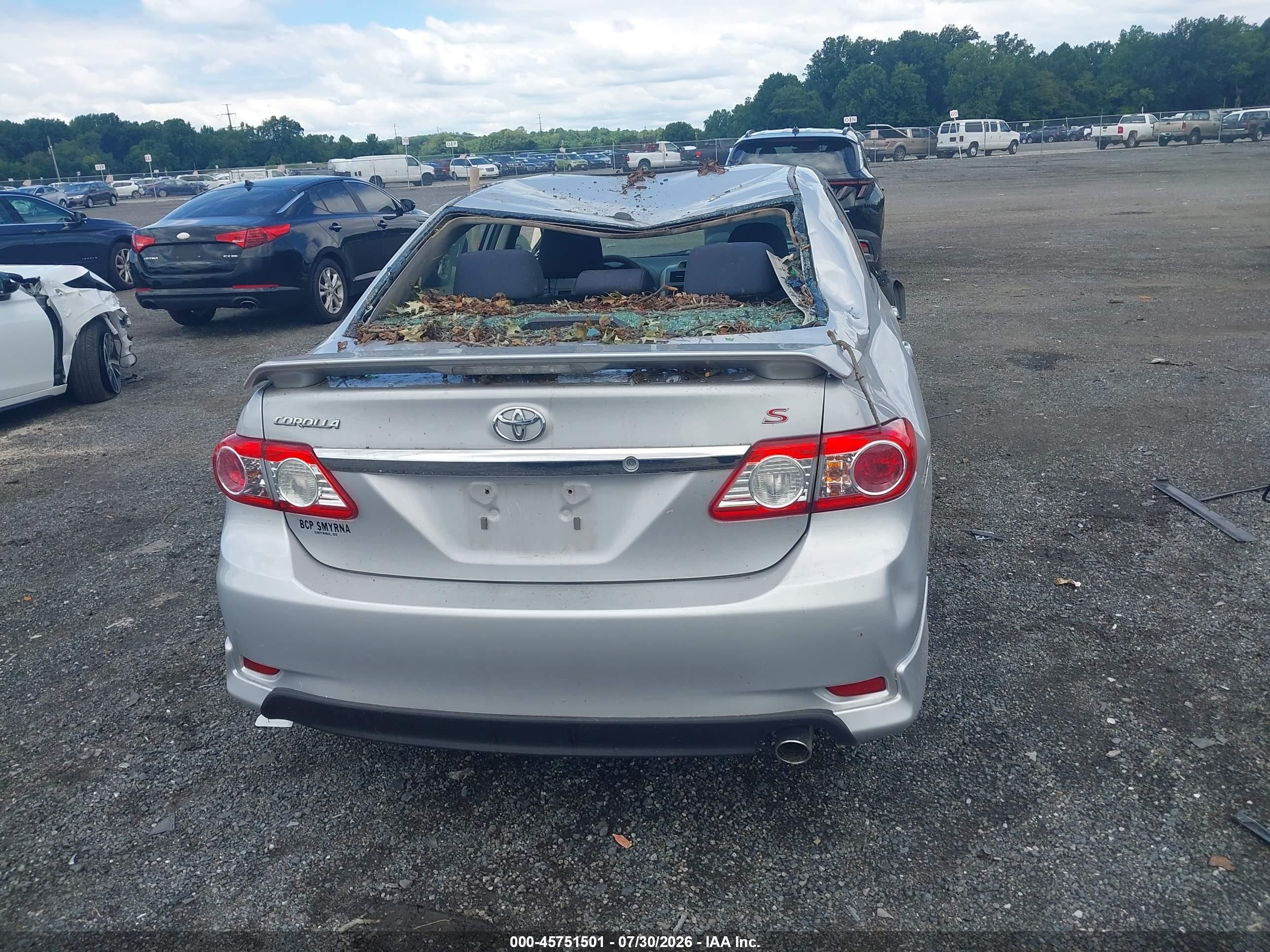 2012 Toyota Corolla S Silver vin: 2T1BU4EEXCC903355
