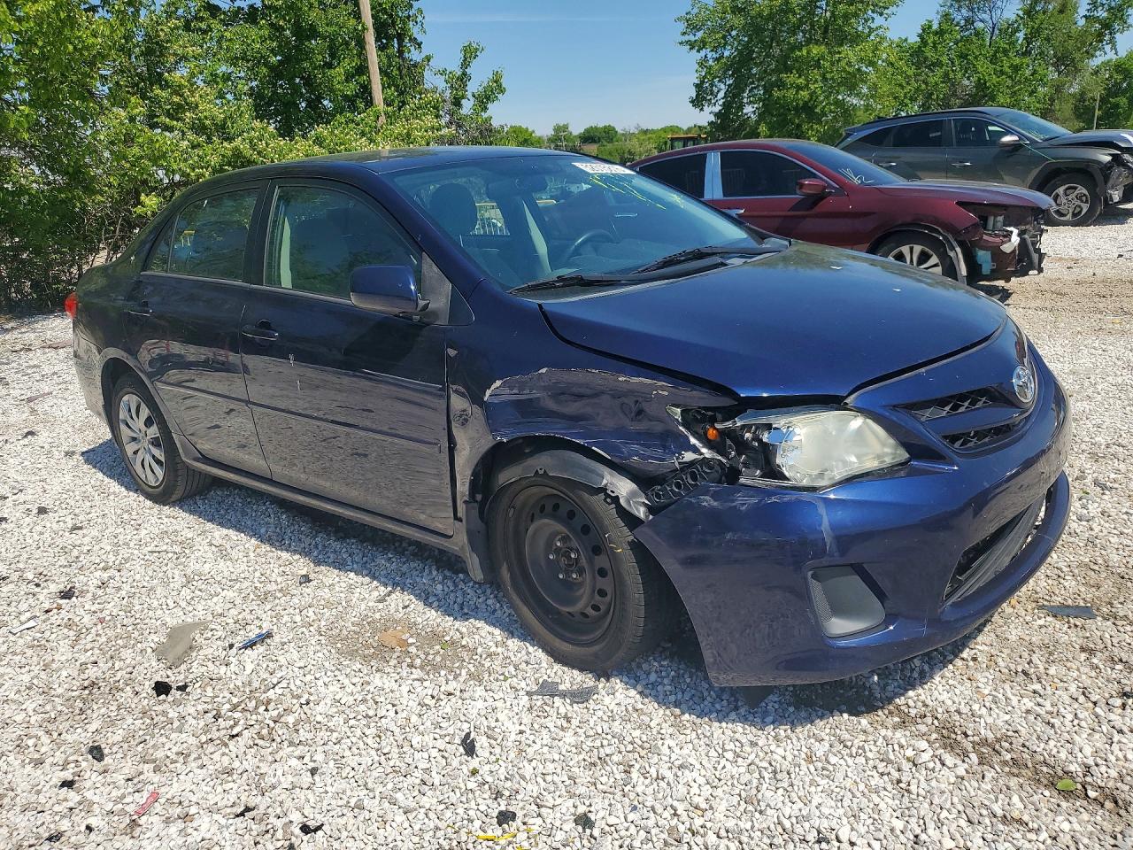 2012 Toyota Corolla Le Blue vin: 2T1BU4EEXCC905607