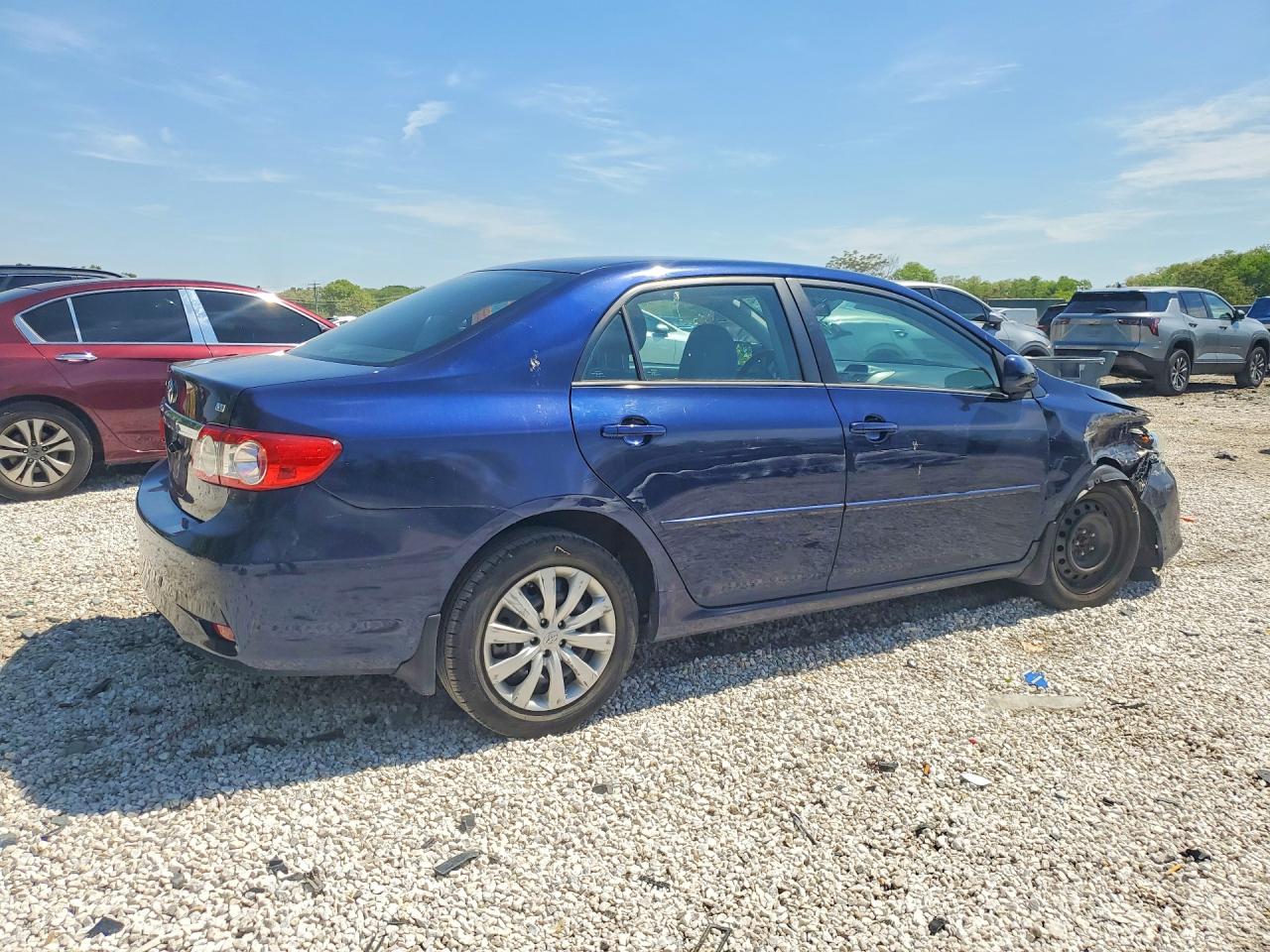 2012 Toyota Corolla Le Blue vin: 2T1BU4EEXCC905607
