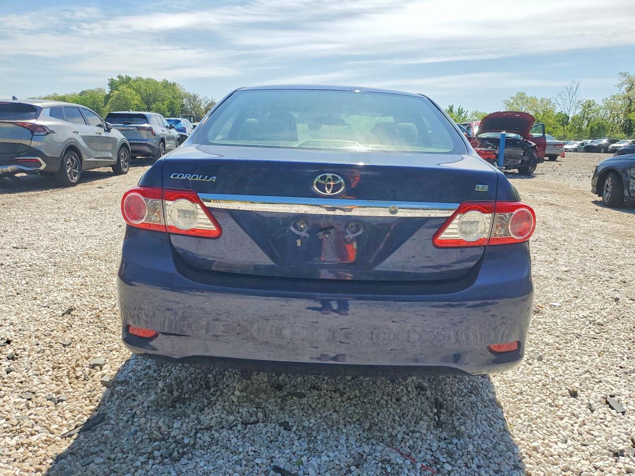 2012 Toyota Corolla Le Blue vin: 2T1BU4EEXCC905607