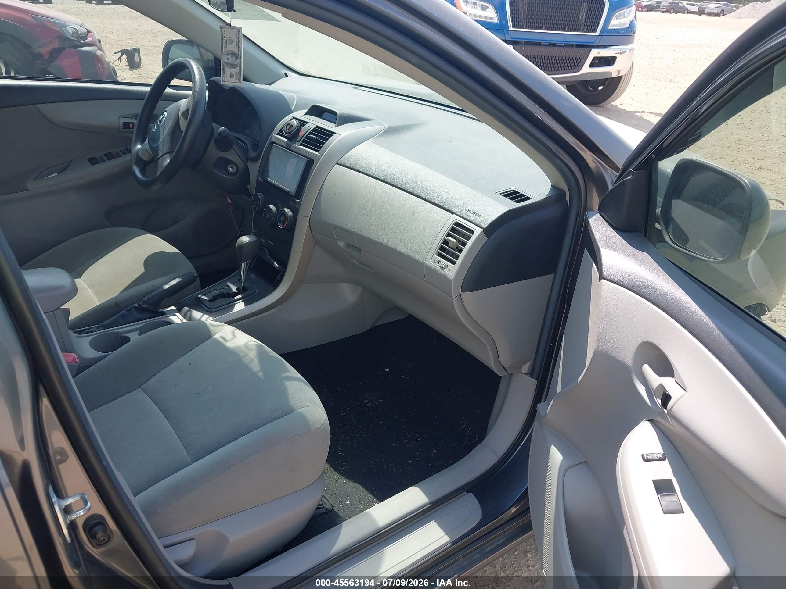 2012 Toyota Corolla L Blue vin: 2T1BU4EEXCC906871