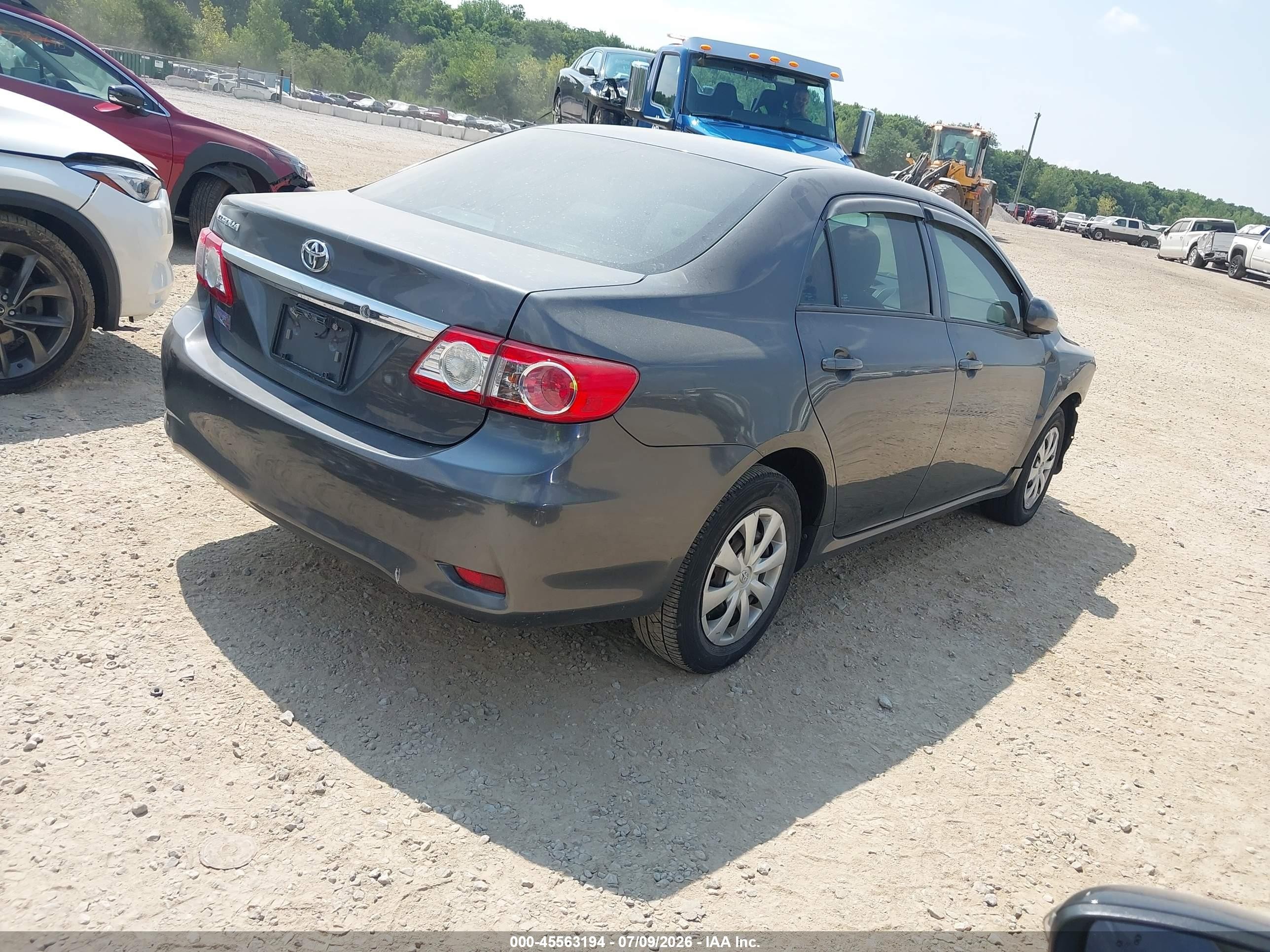 2012 Toyota Corolla L Blue vin: 2T1BU4EEXCC906871