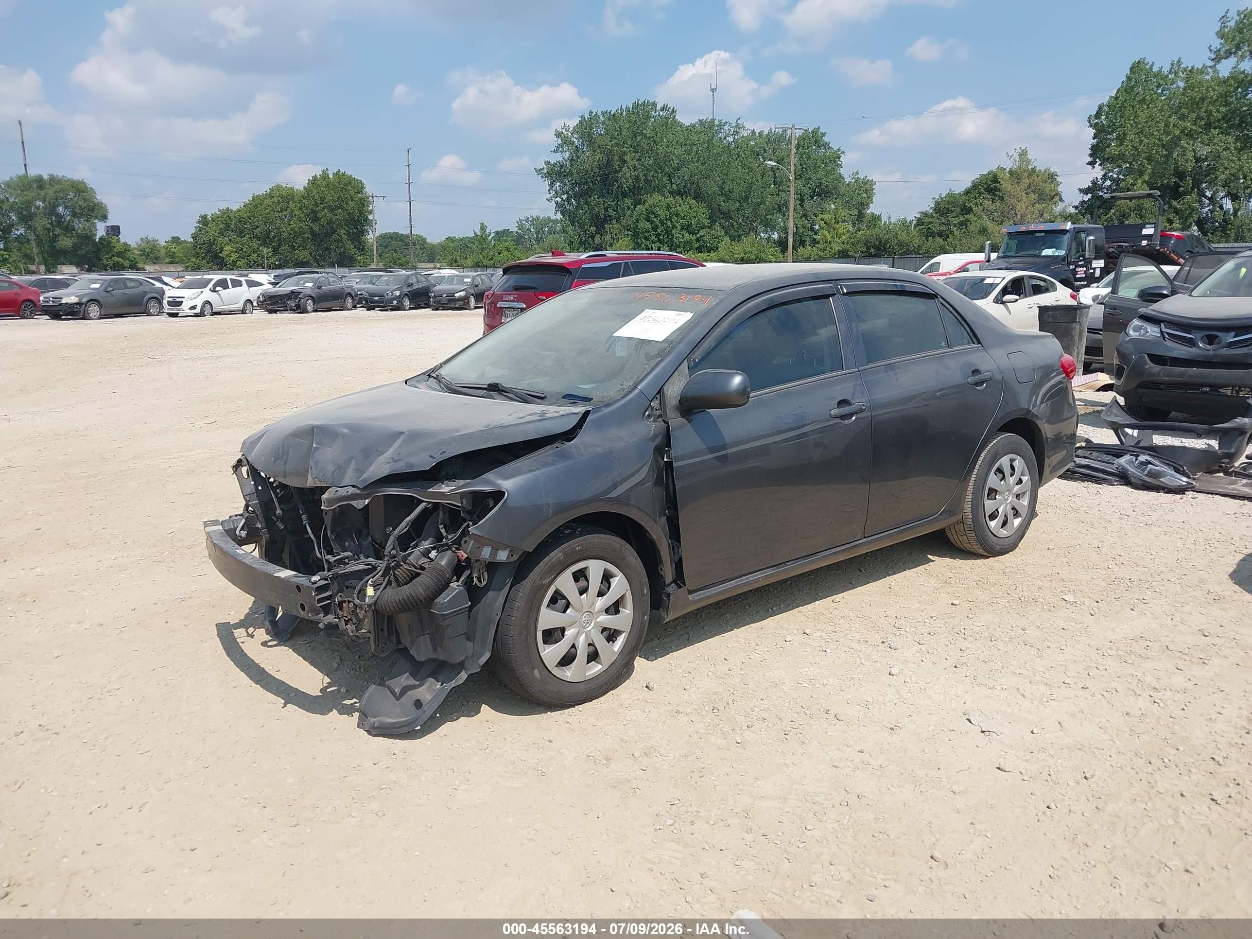 2012 Toyota Corolla L Blue vin: 2T1BU4EEXCC906871