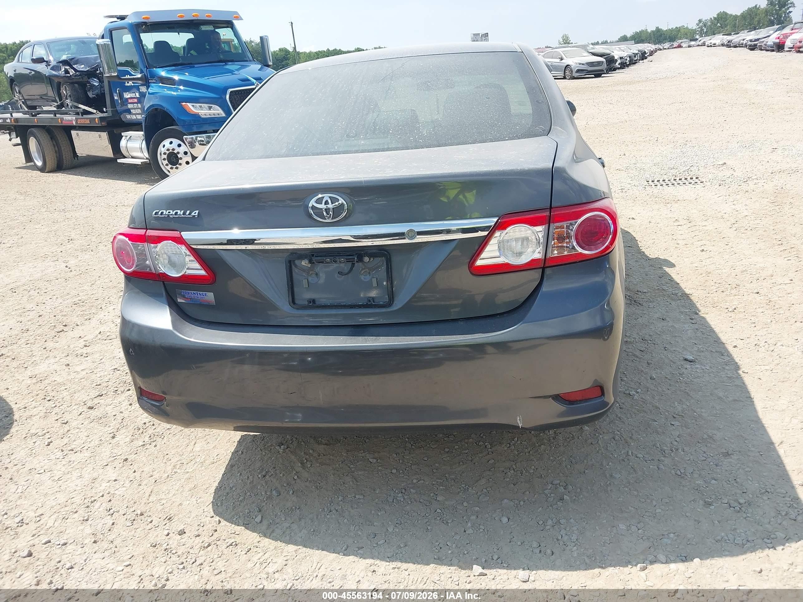 2012 Toyota Corolla L Blue vin: 2T1BU4EEXCC906871