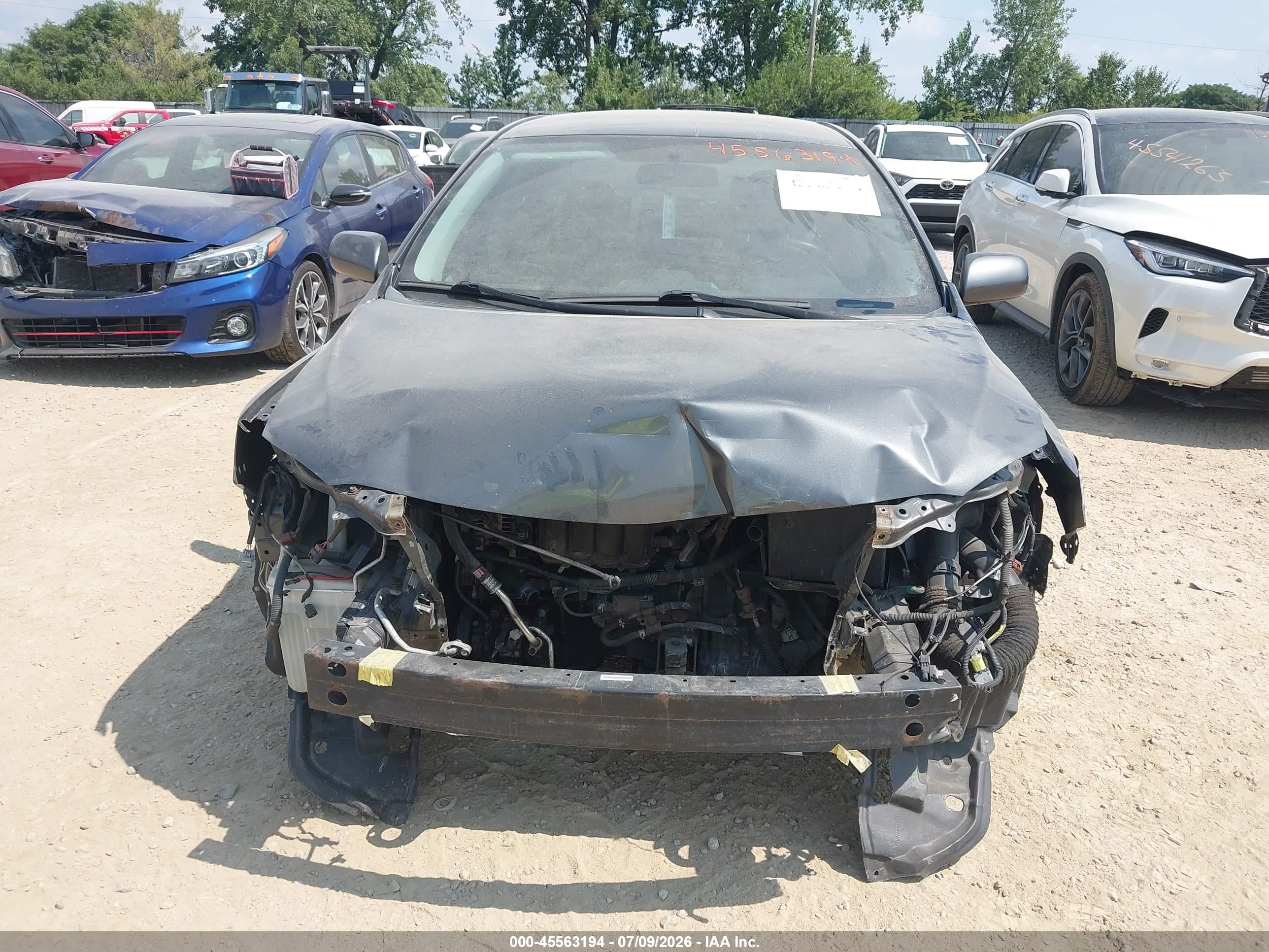 2012 Toyota Corolla L Blue vin: 2T1BU4EEXCC906871