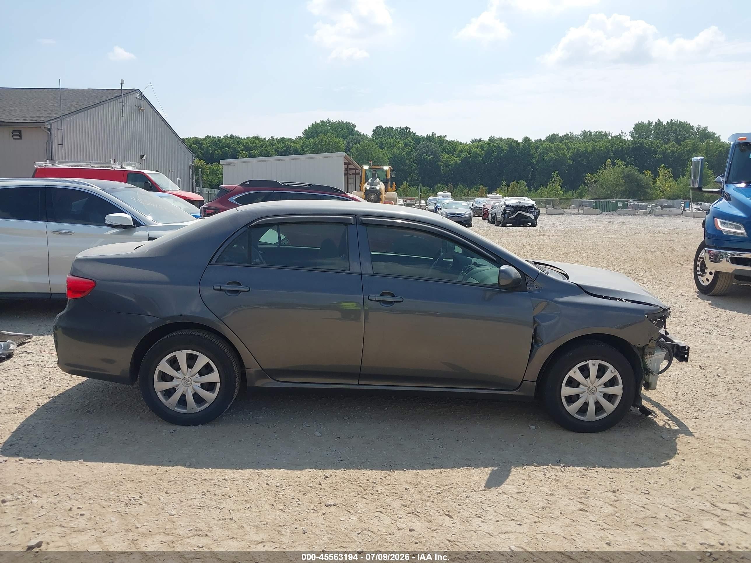 2012 Toyota Corolla L Blue vin: 2T1BU4EEXCC906871