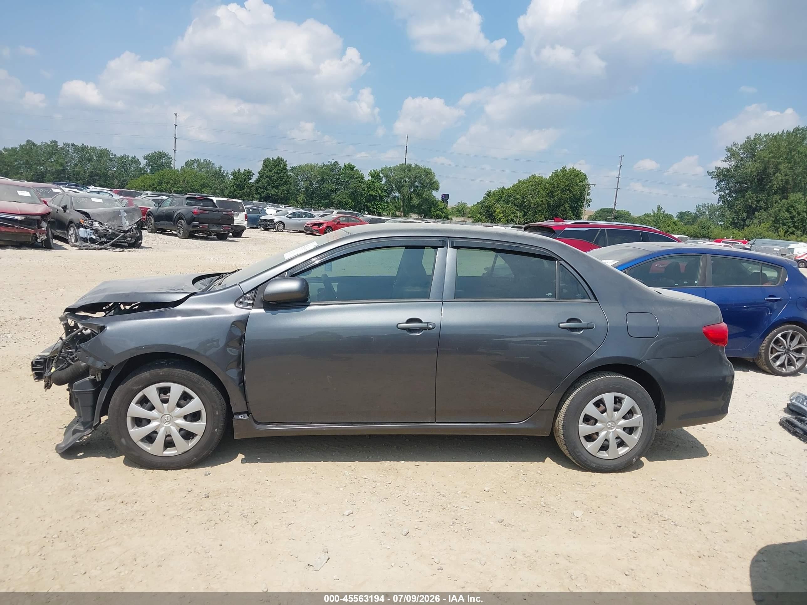 2012 Toyota Corolla L Blue vin: 2T1BU4EEXCC906871