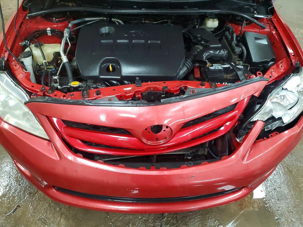 2012 Toyota Corolla Le Красный vin: 2T1BU4EEXCC907177