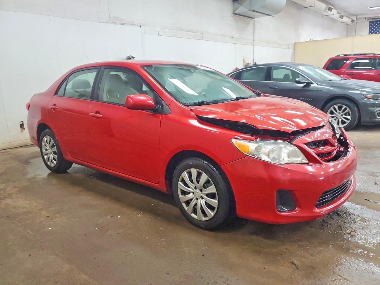 2012 Toyota Corolla Le Красный vin: 2T1BU4EEXCC907177
