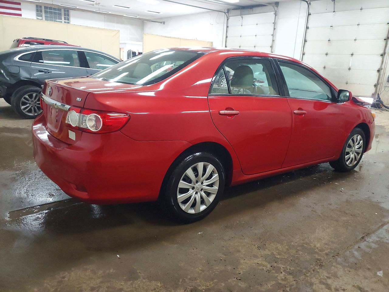 2012 Toyota Corolla Le Красный vin: 2T1BU4EEXCC907177