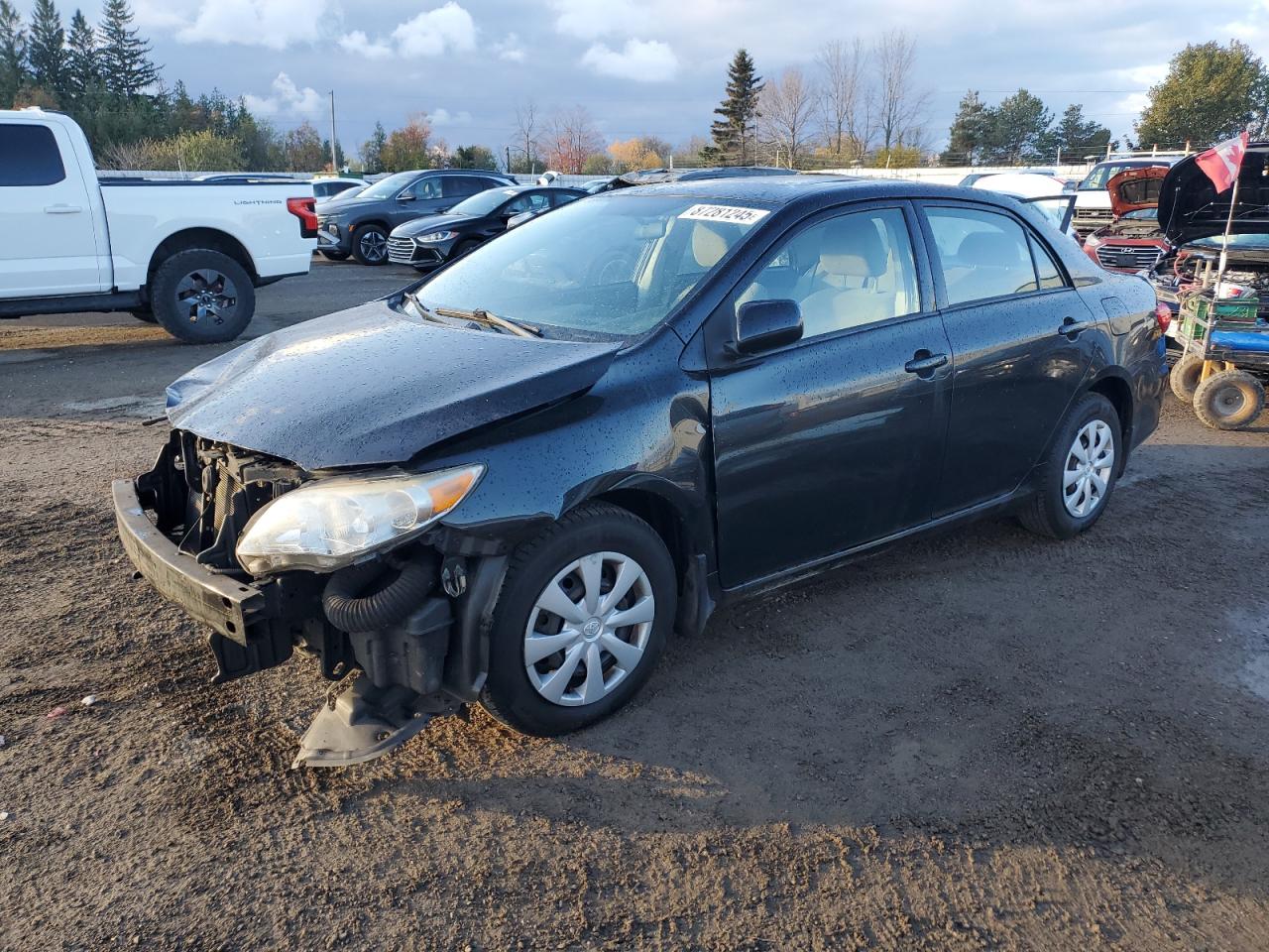 2013 Toyota Corolla Ce Черный vin: 2T1BU4EEXDC003394