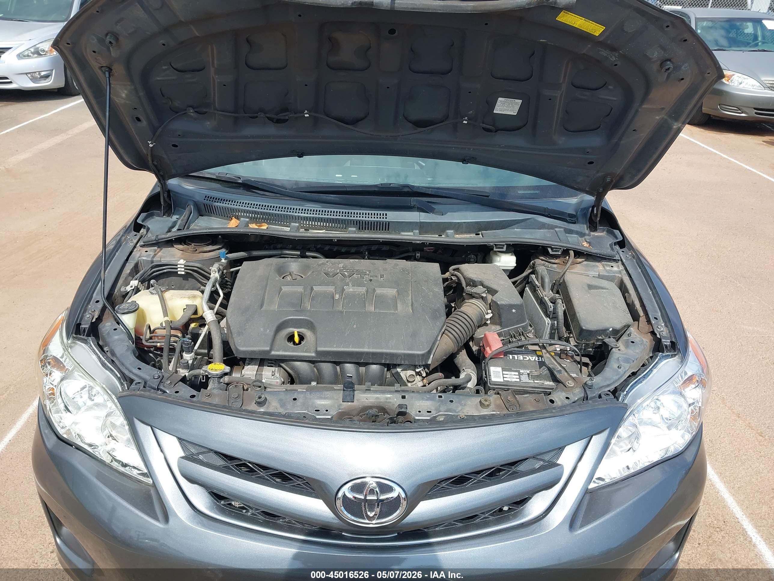 2013 Toyota Corolla Le/le Special Edition Gray vin: 2T1BU4EEXDC018090