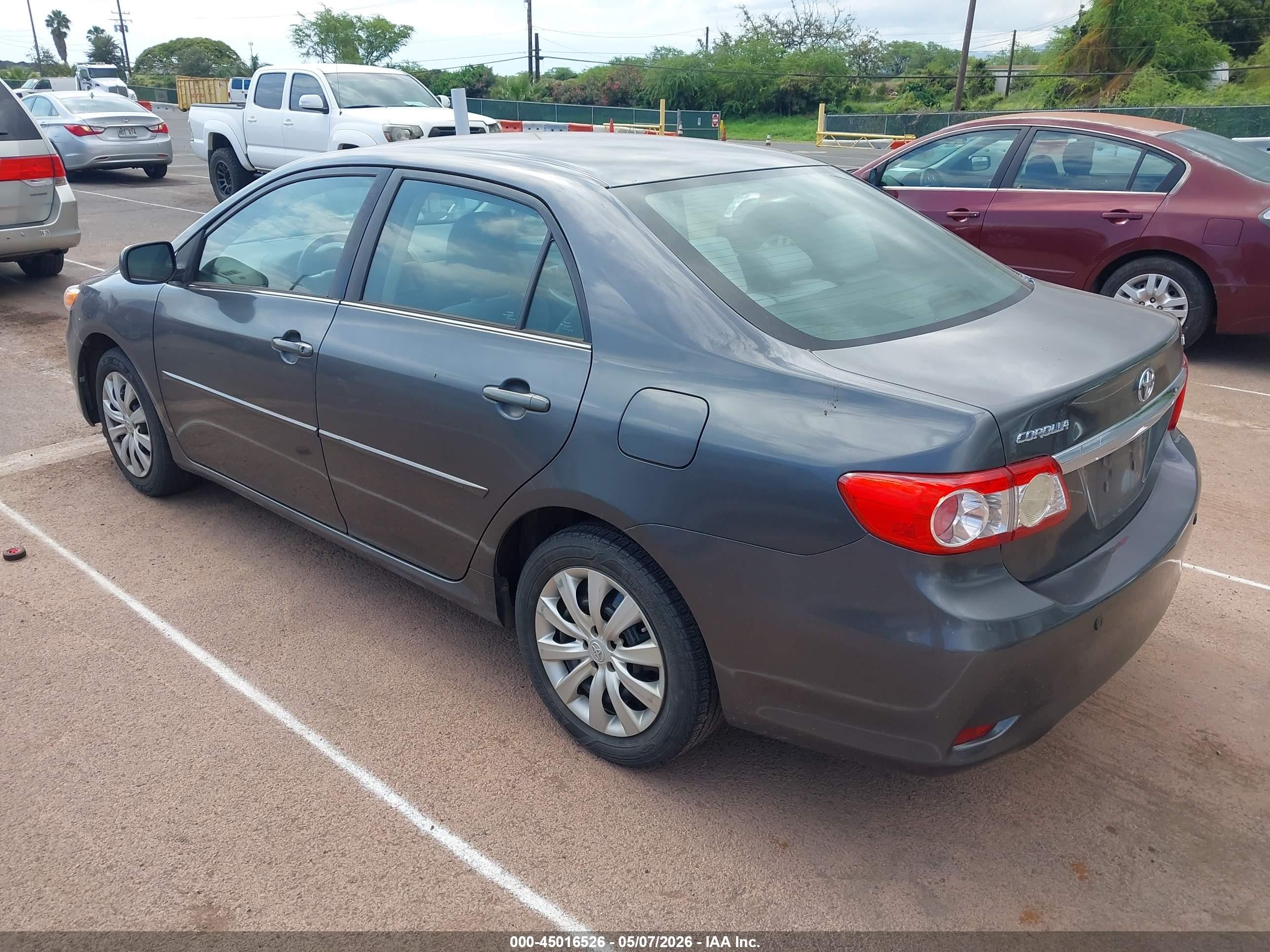 2013 Toyota Corolla Le/le Special Edition Gray vin: 2T1BU4EEXDC018090